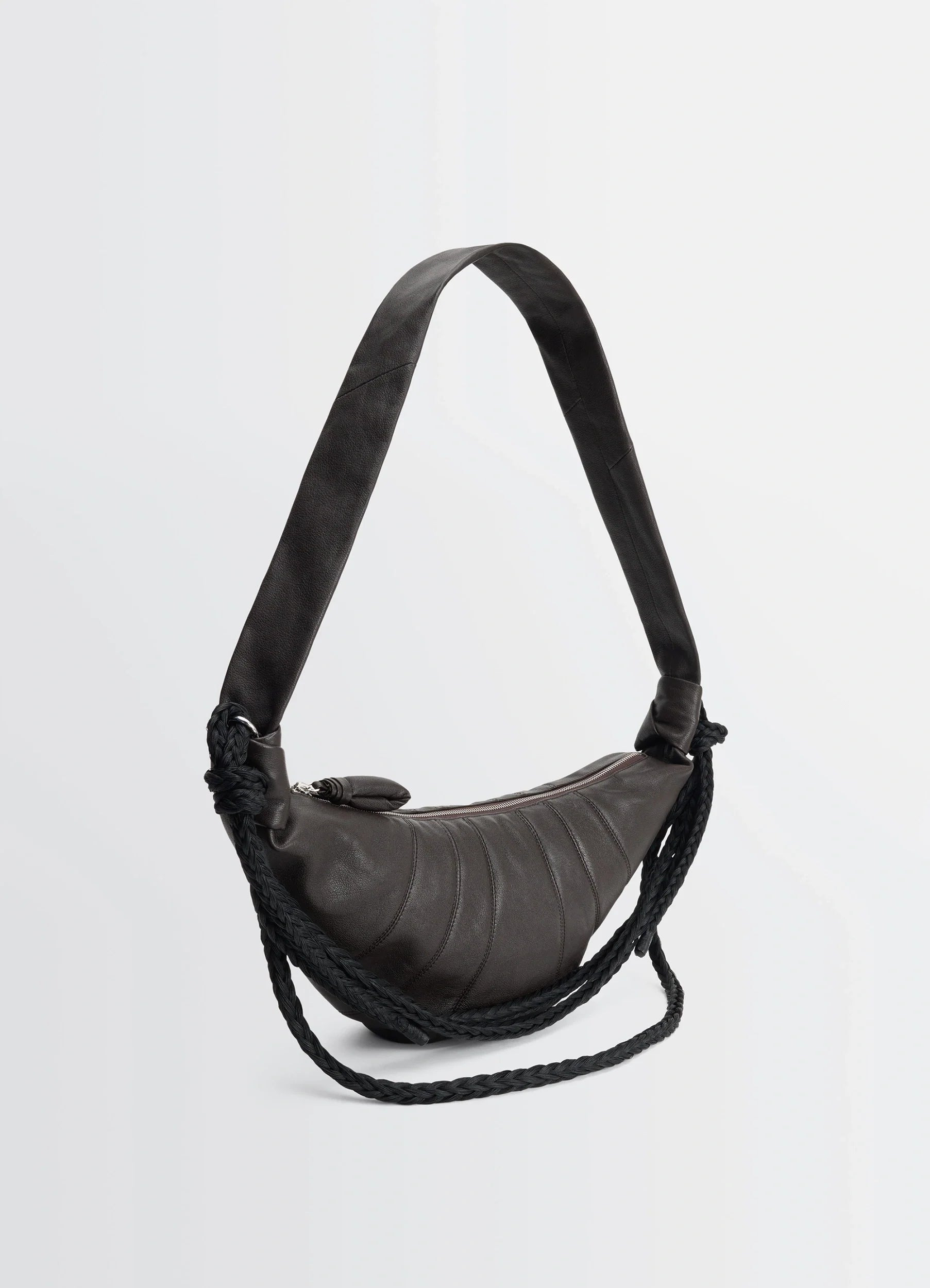 BRAID MEDIUM CROISSANT BAG - 3