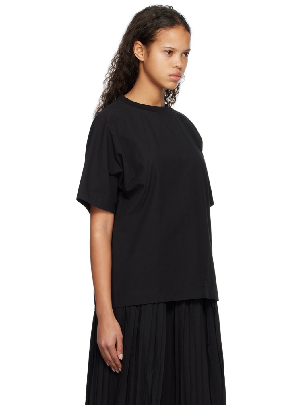 Black Crewneck T-Shirt - 2