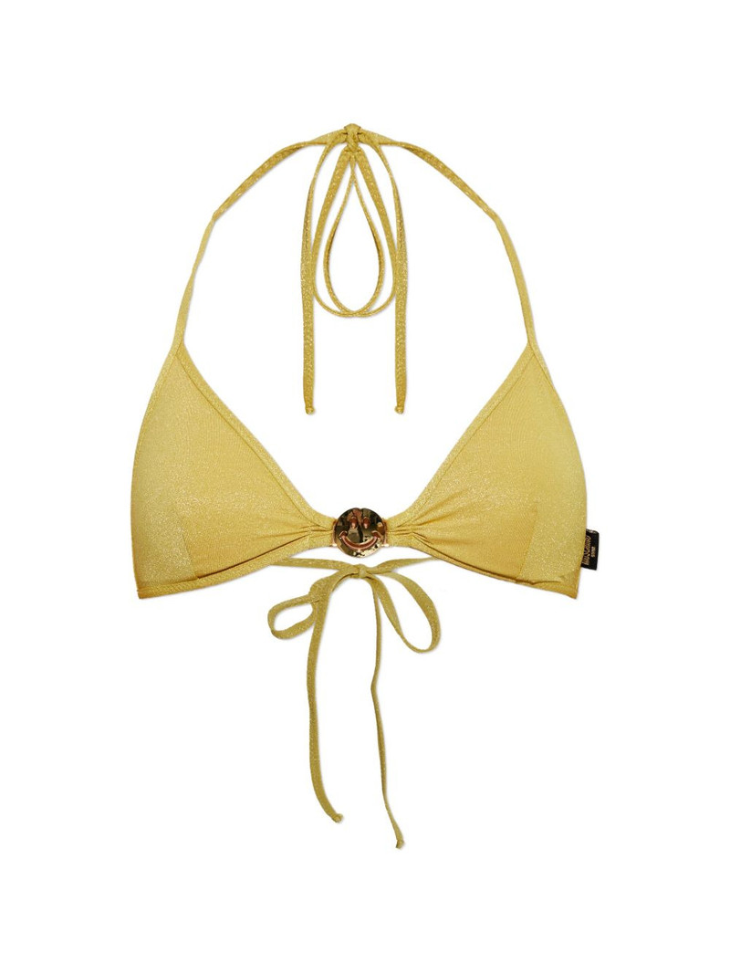 x Smiley logo-patch bikini 1