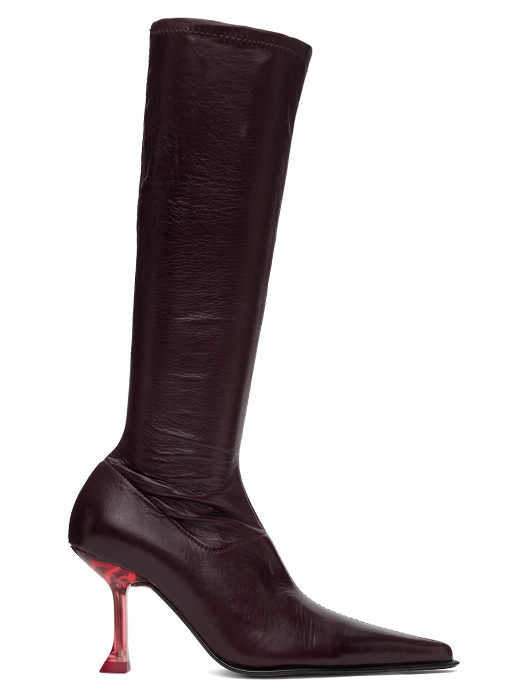 Burgundy Carlita Boots - 1