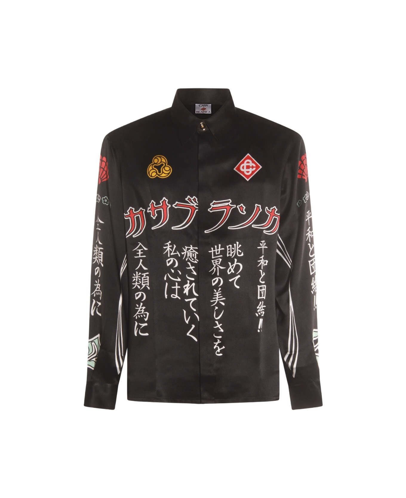 Black Silk Shirt - 1