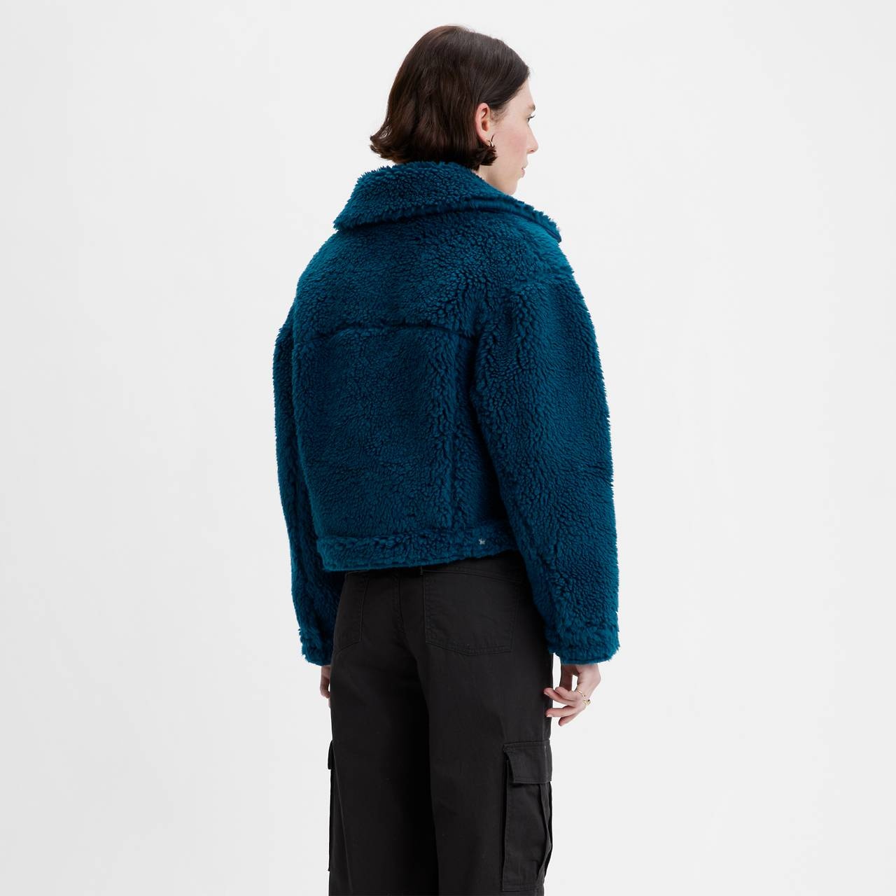 BABY BUBBLE SHERPA TRUCKER JACKET - 3