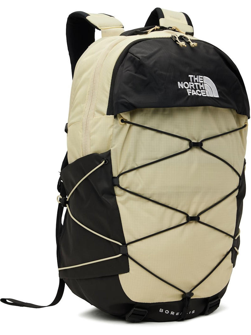 The North Face Beige & Black Borealis Backpack outlook
