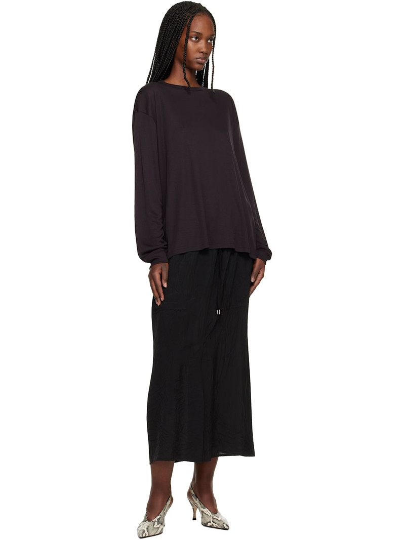 Studio Nicholson Black Oates Midi Skirt outlook