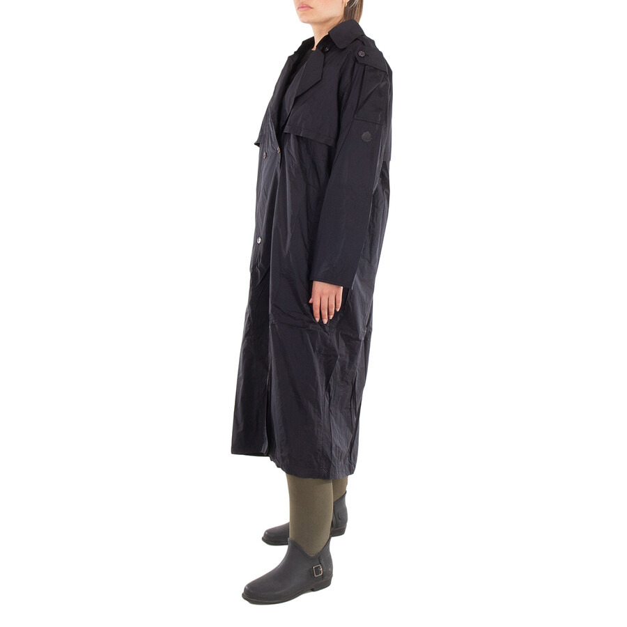 Moncler Deva Logo-Patch Trench Coat - 2