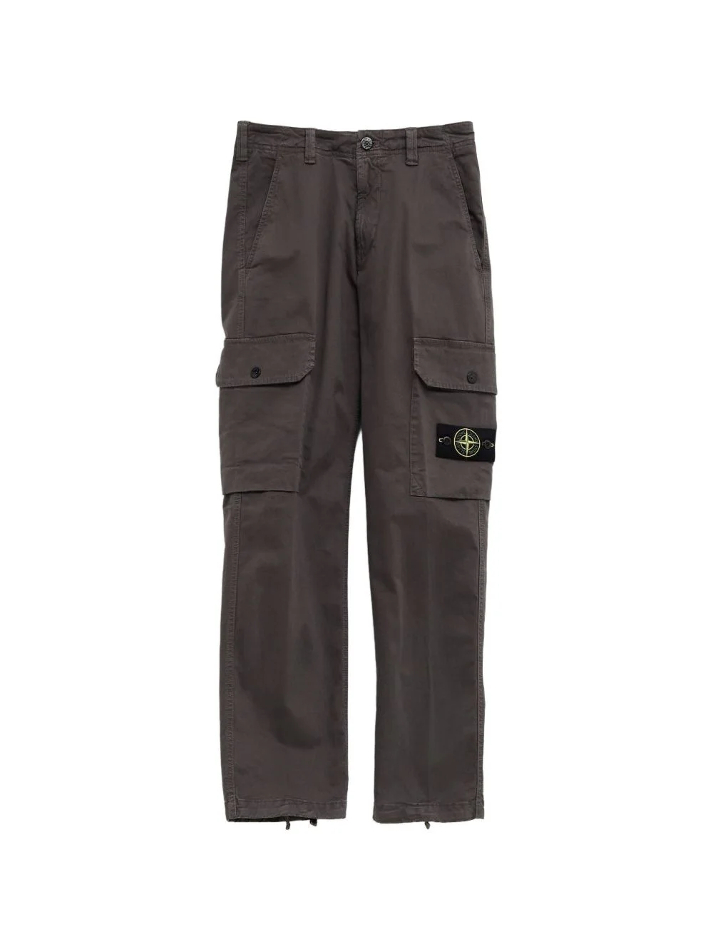 logo-patch cargo pants - 1