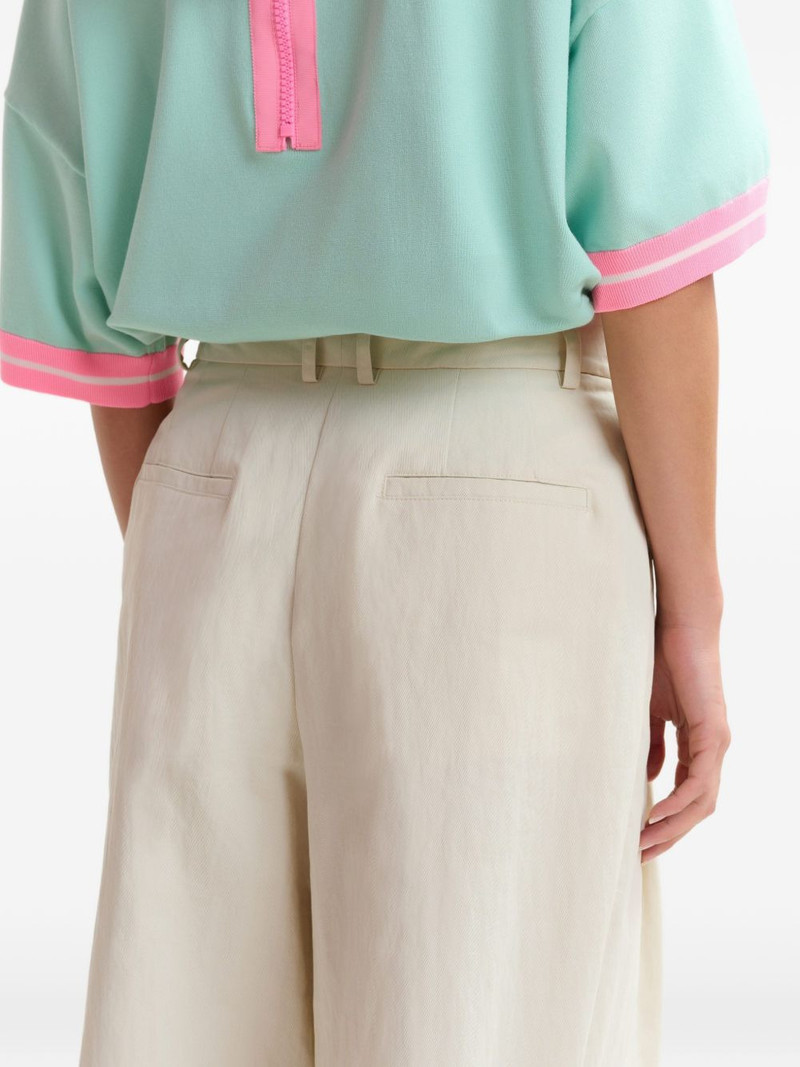 Jazmine belt-loop pleated trousers 6