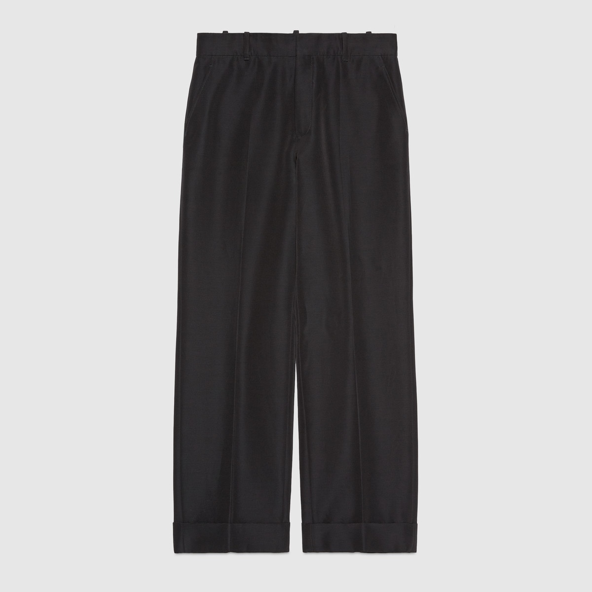 Faille cuffed ankle pant - 1