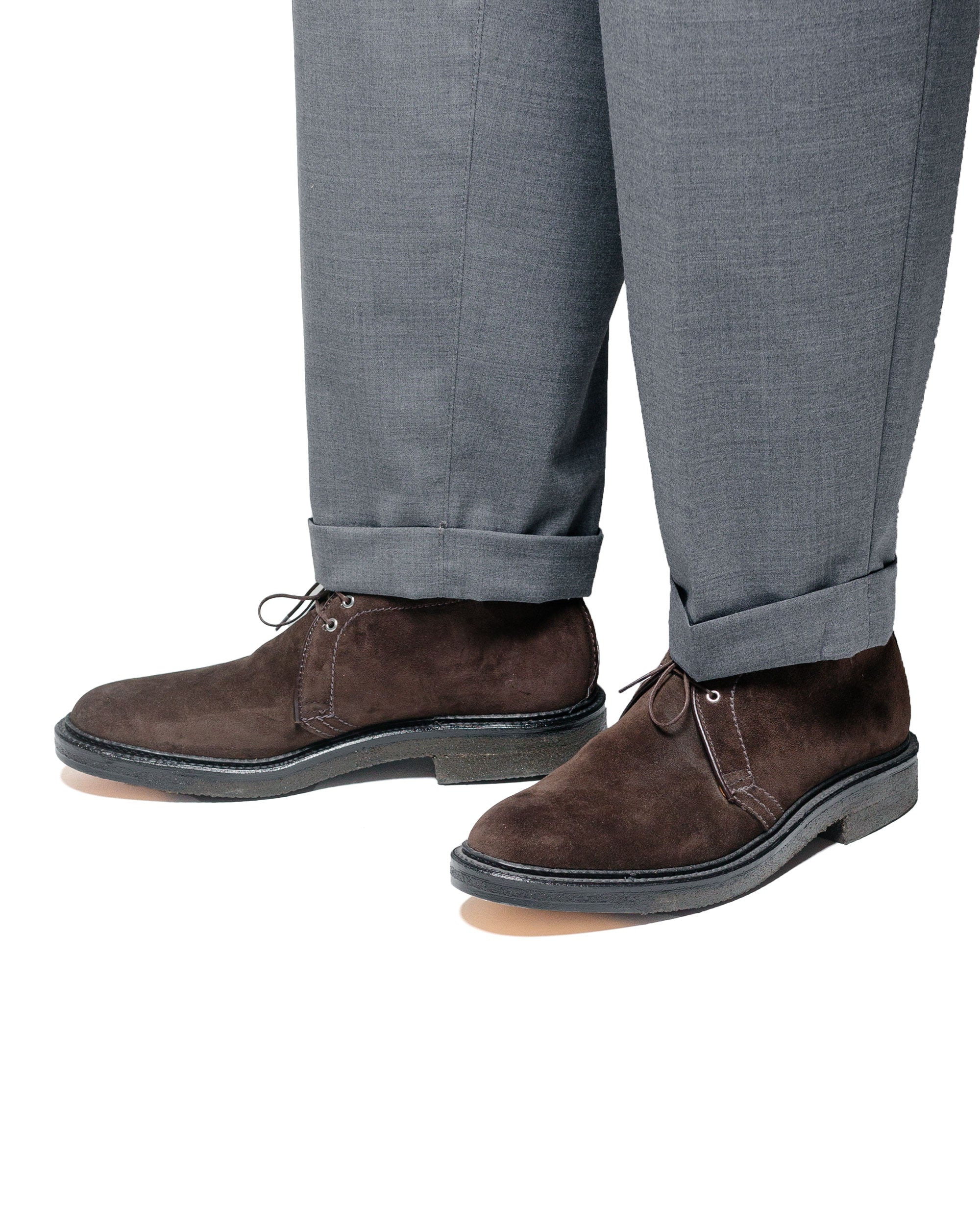 Chukka Dark Chocolate Suede with Crepe Sole G1701 - 6