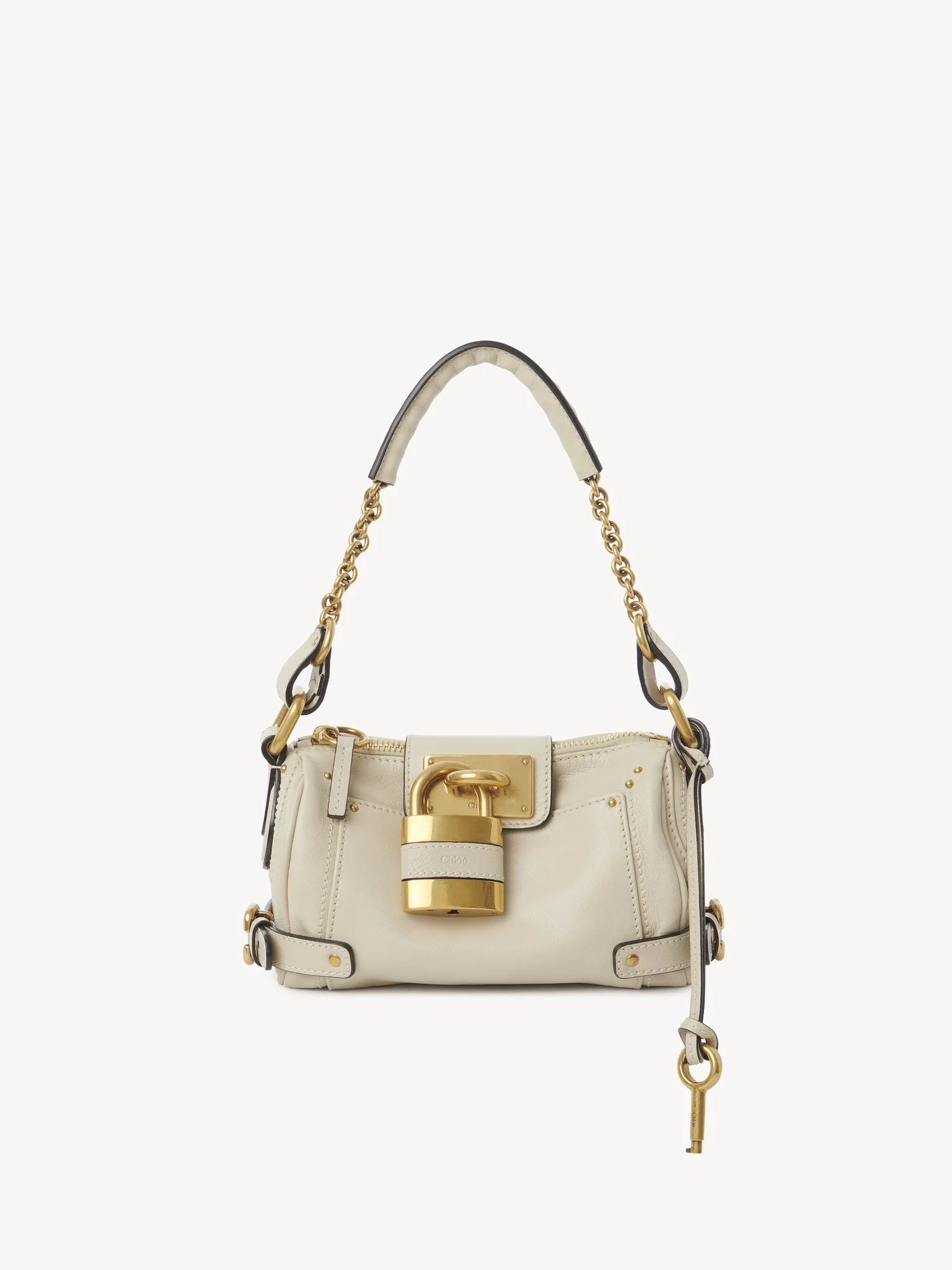 SMALL PADDINGTON CHAIN BAG IN GRAINED LEATHER - 1