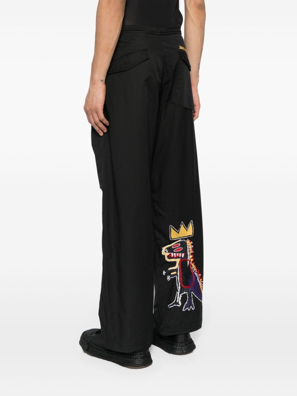 x Jean-Michel Basquiat wide-leg trousers - 4