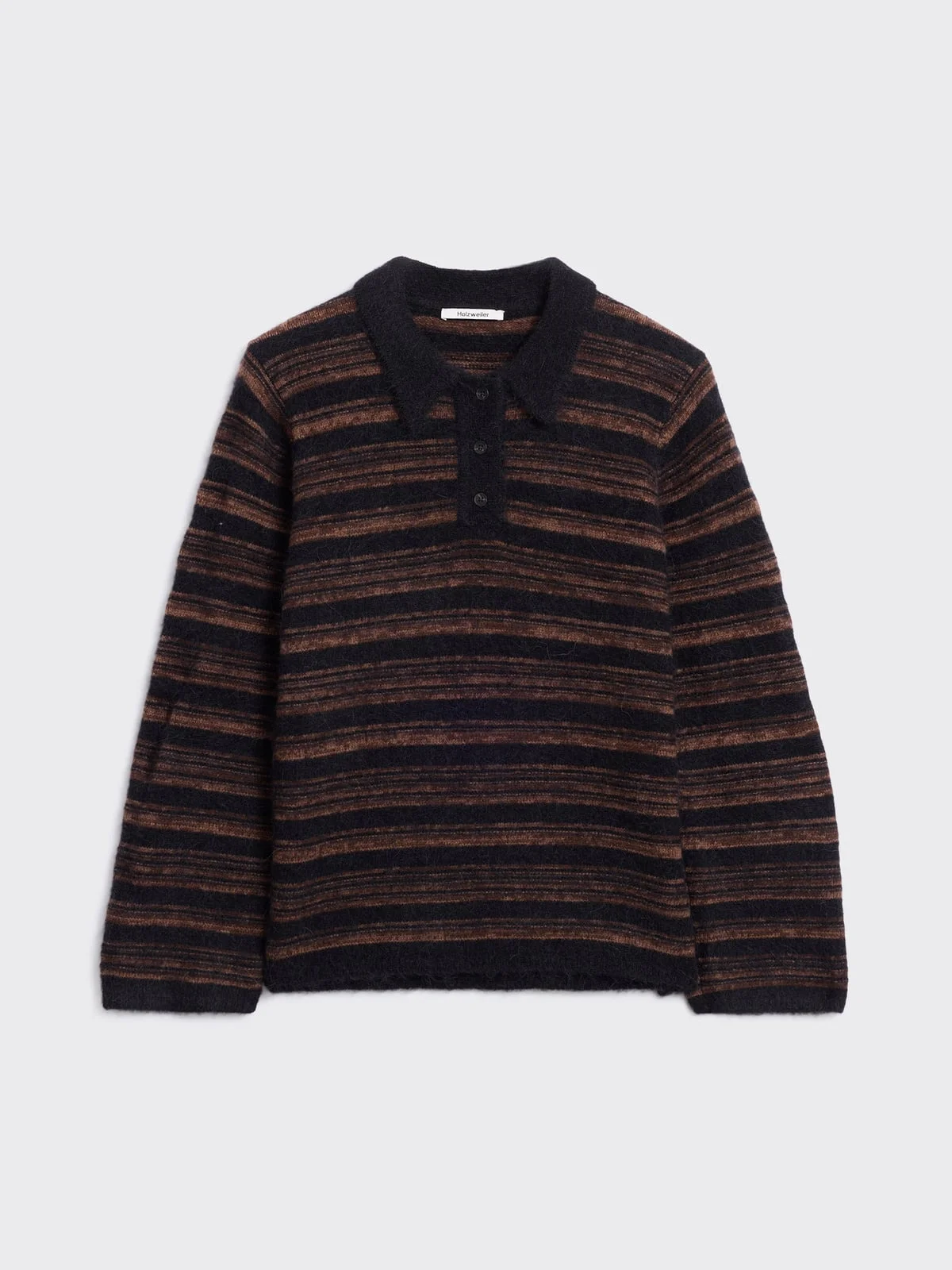 Olivia Wool Polo Sweater - 1