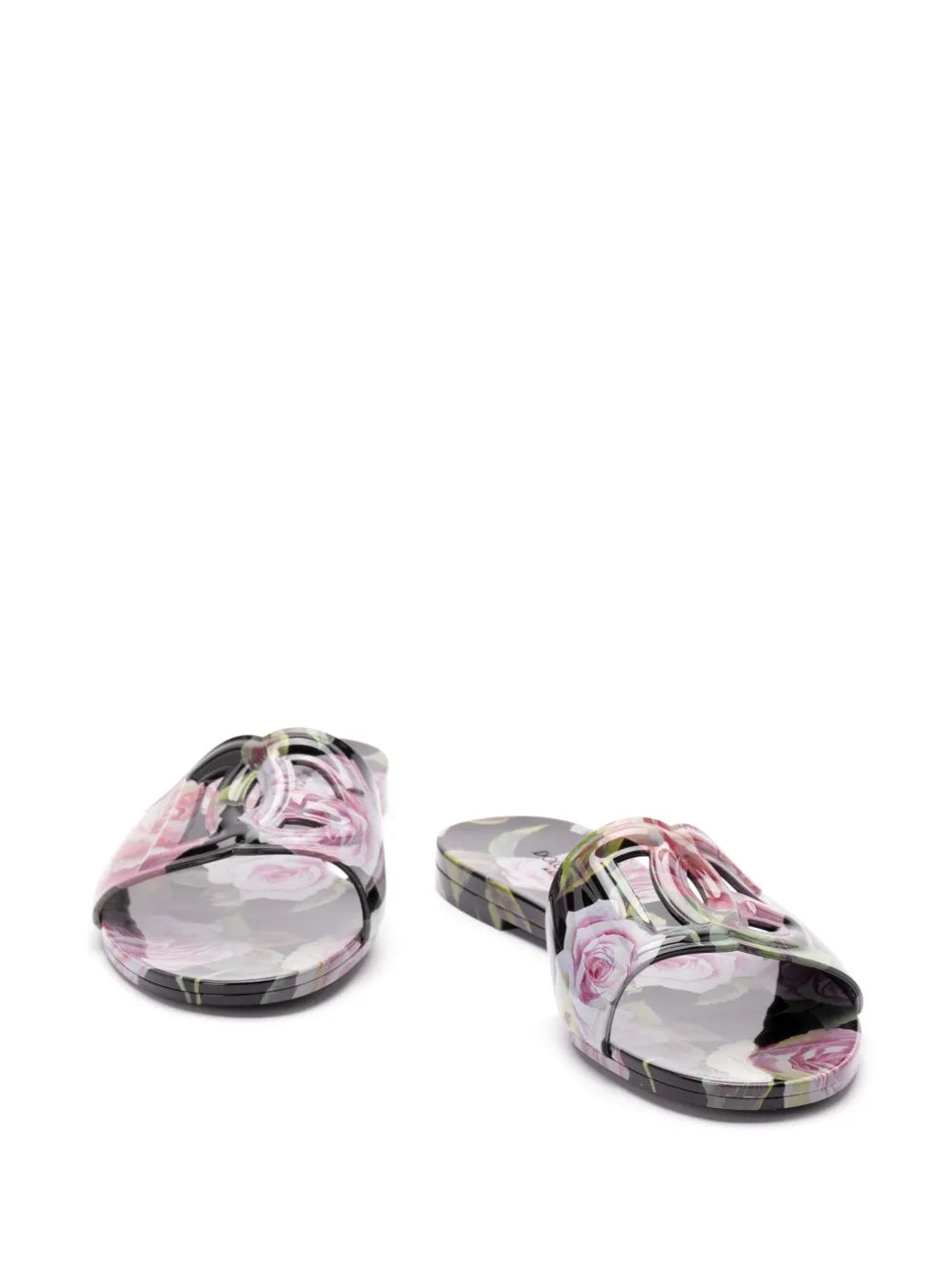 Slide Sandals With Print - 2