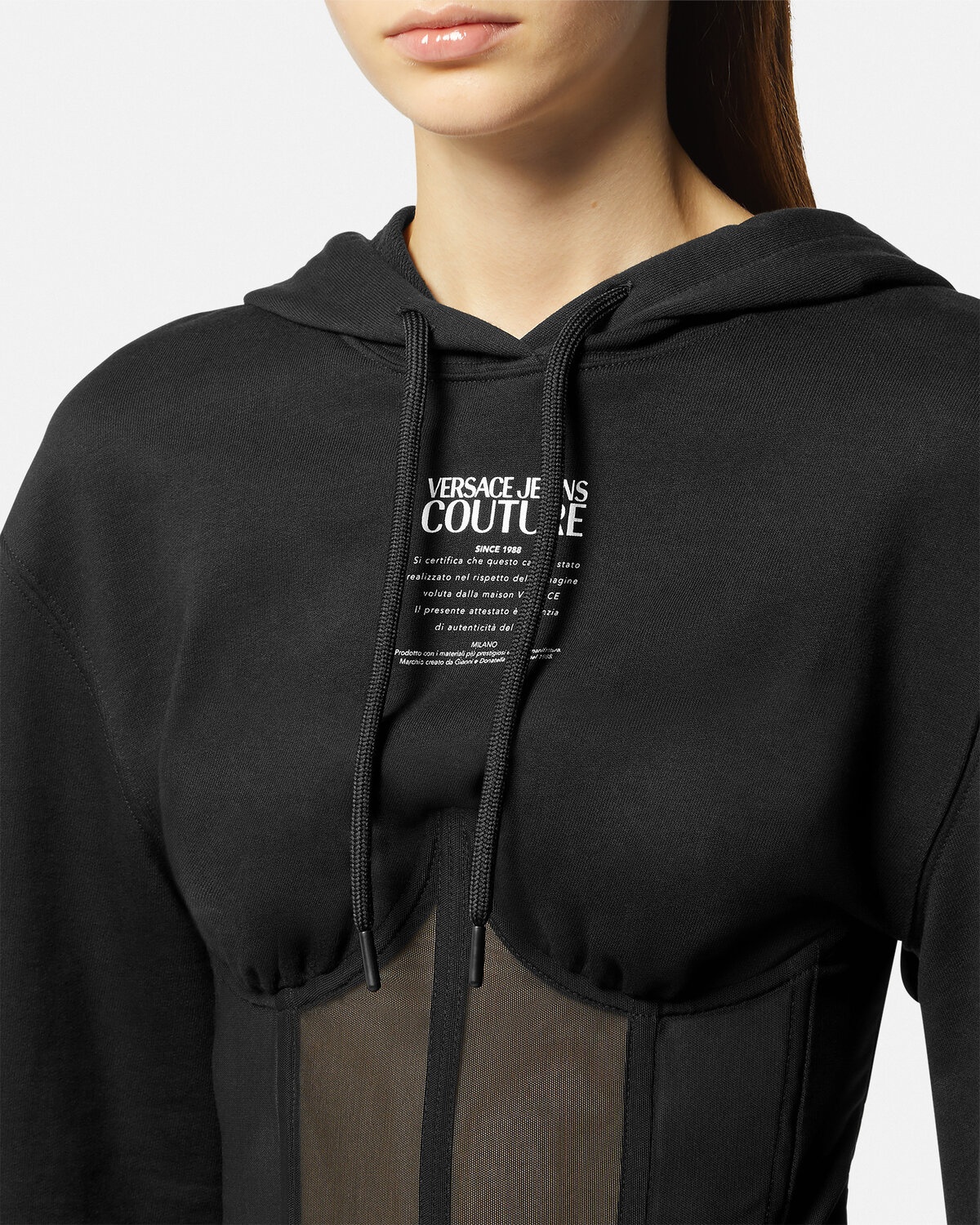 Warranty Logo Corset Hoodie - 3