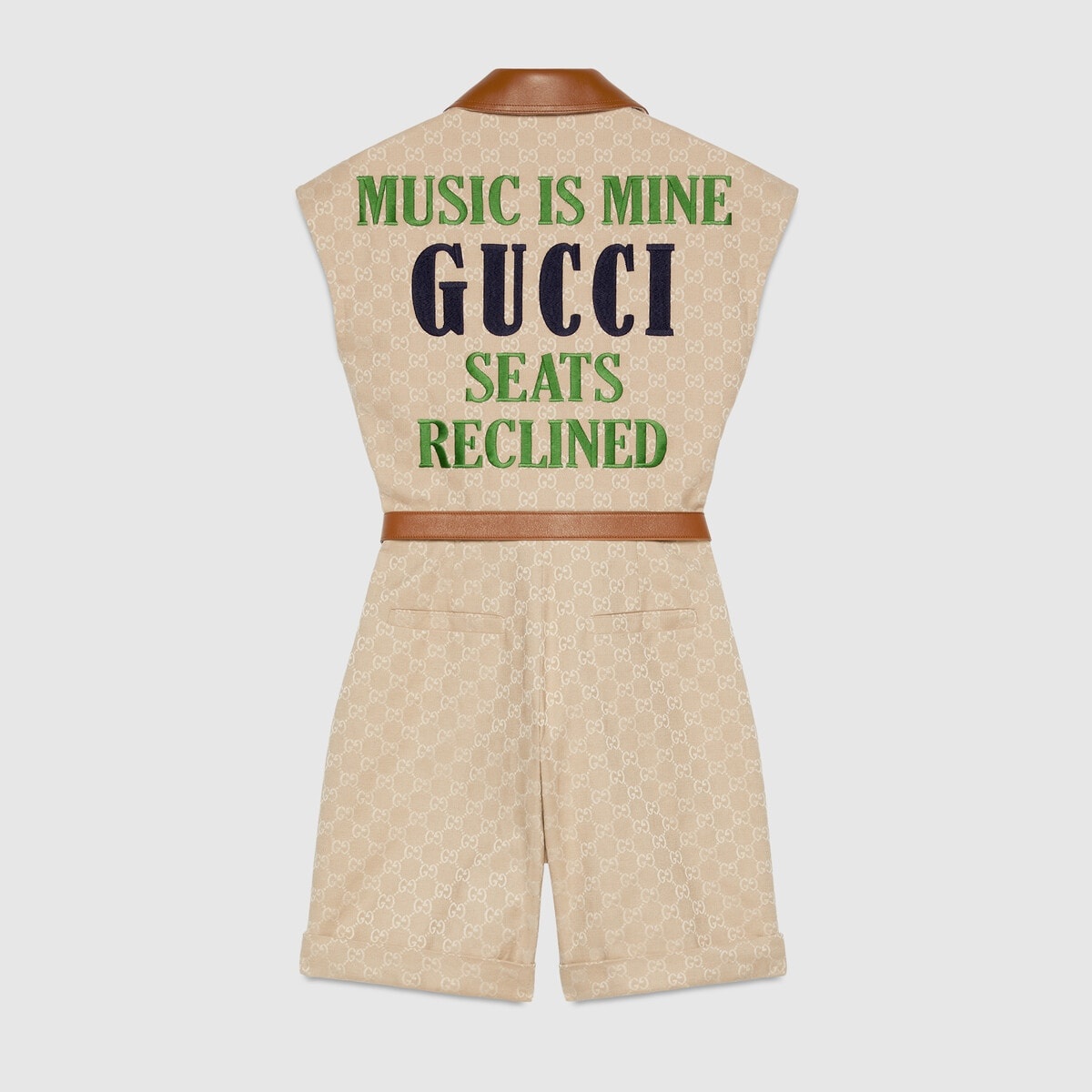 Gucci 100 GG canvas jumpsuit - 5