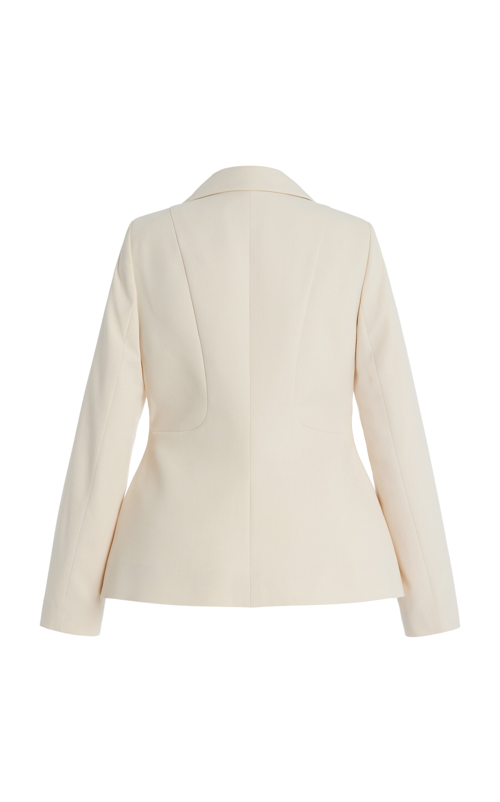 Adrienna Crepe Blazer off-white - 3