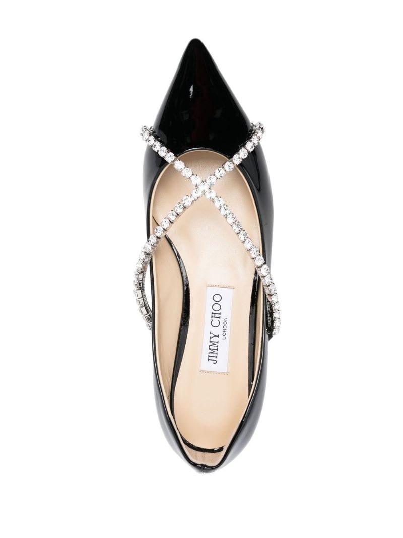 Genevi crystal embellished pumps - 4
