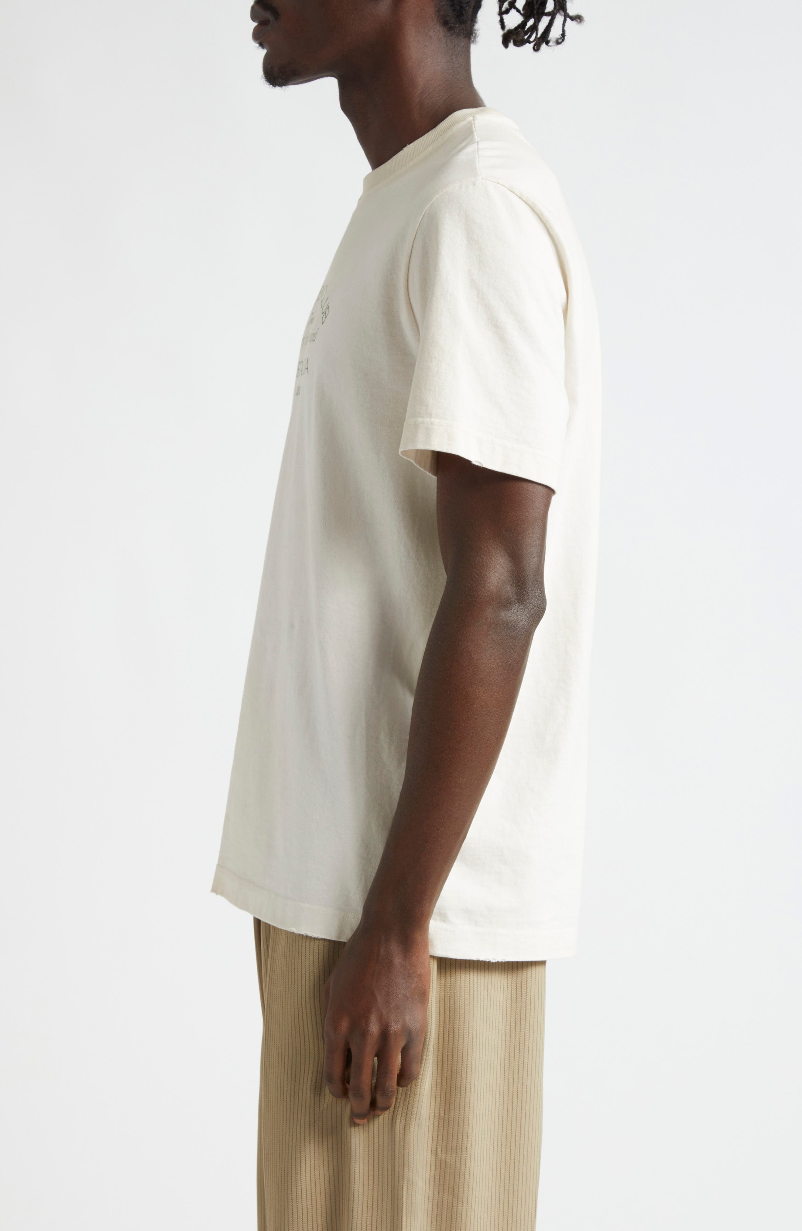 Golden Goose Journey Logo Graphic T-Shirt in Heritage White/Black at Nordstrom - 4