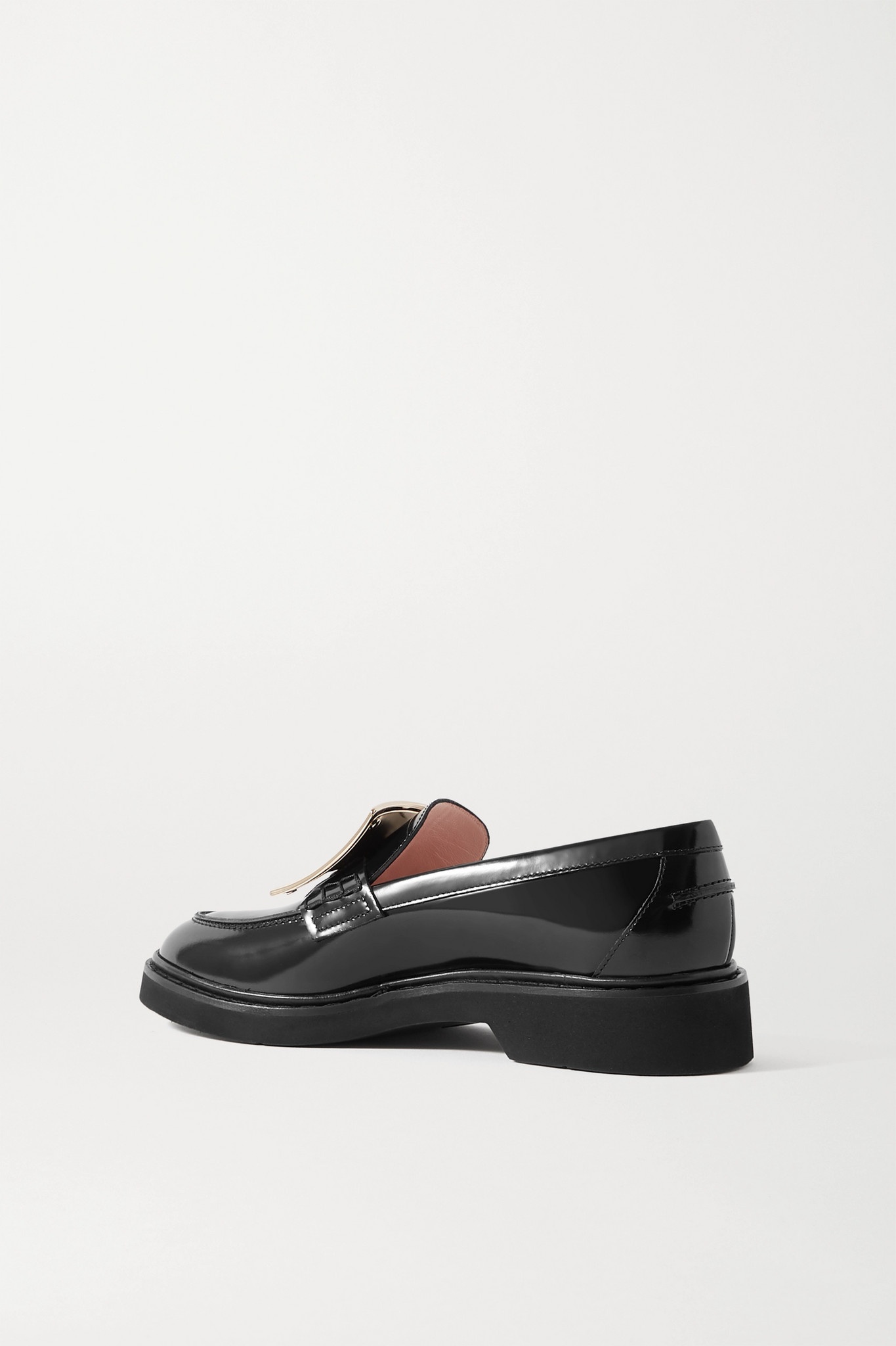 Viv Rangers buckled patent-leather loafers - 3