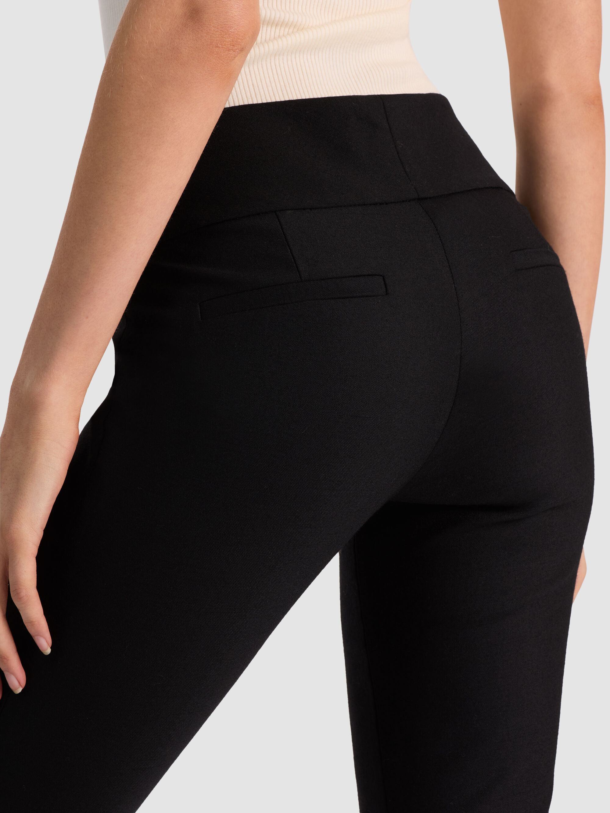 OLIVIA WOOL BOOTCUT PANT - 5