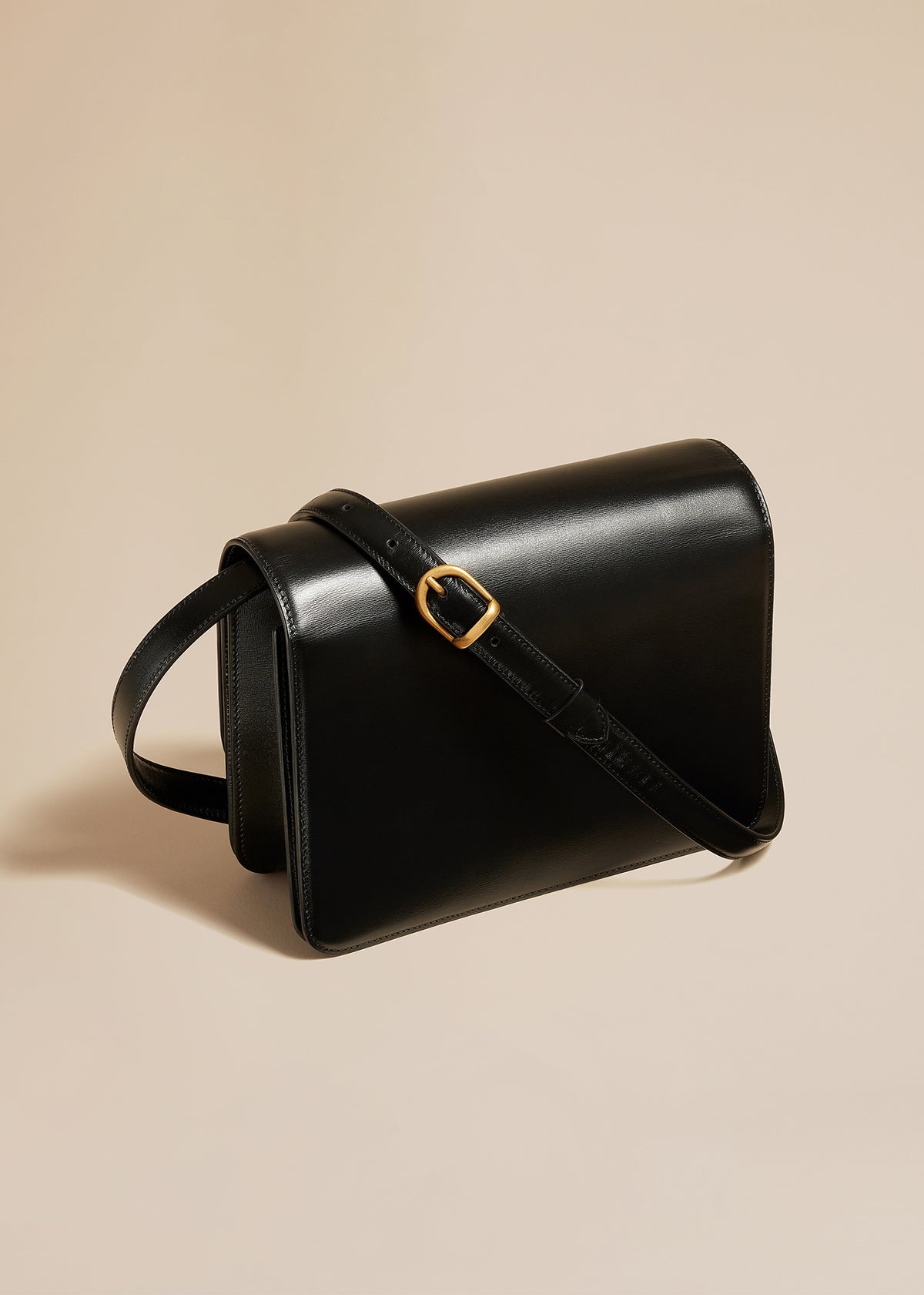 The Bridget Crossbody Bag in Black Leather - 2