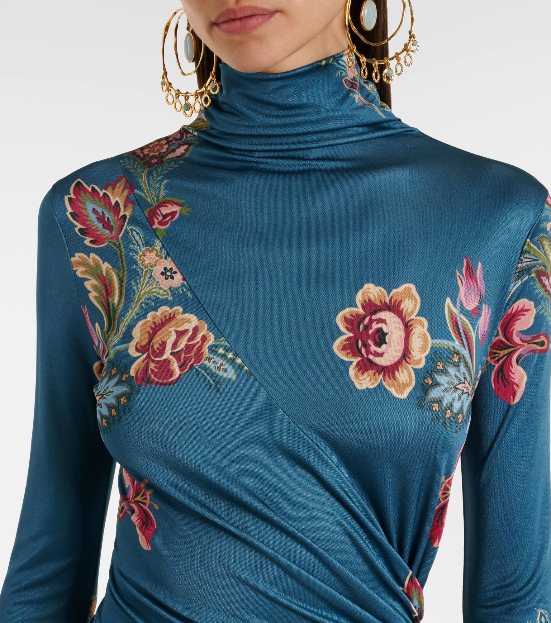 Printed midi dress - 4