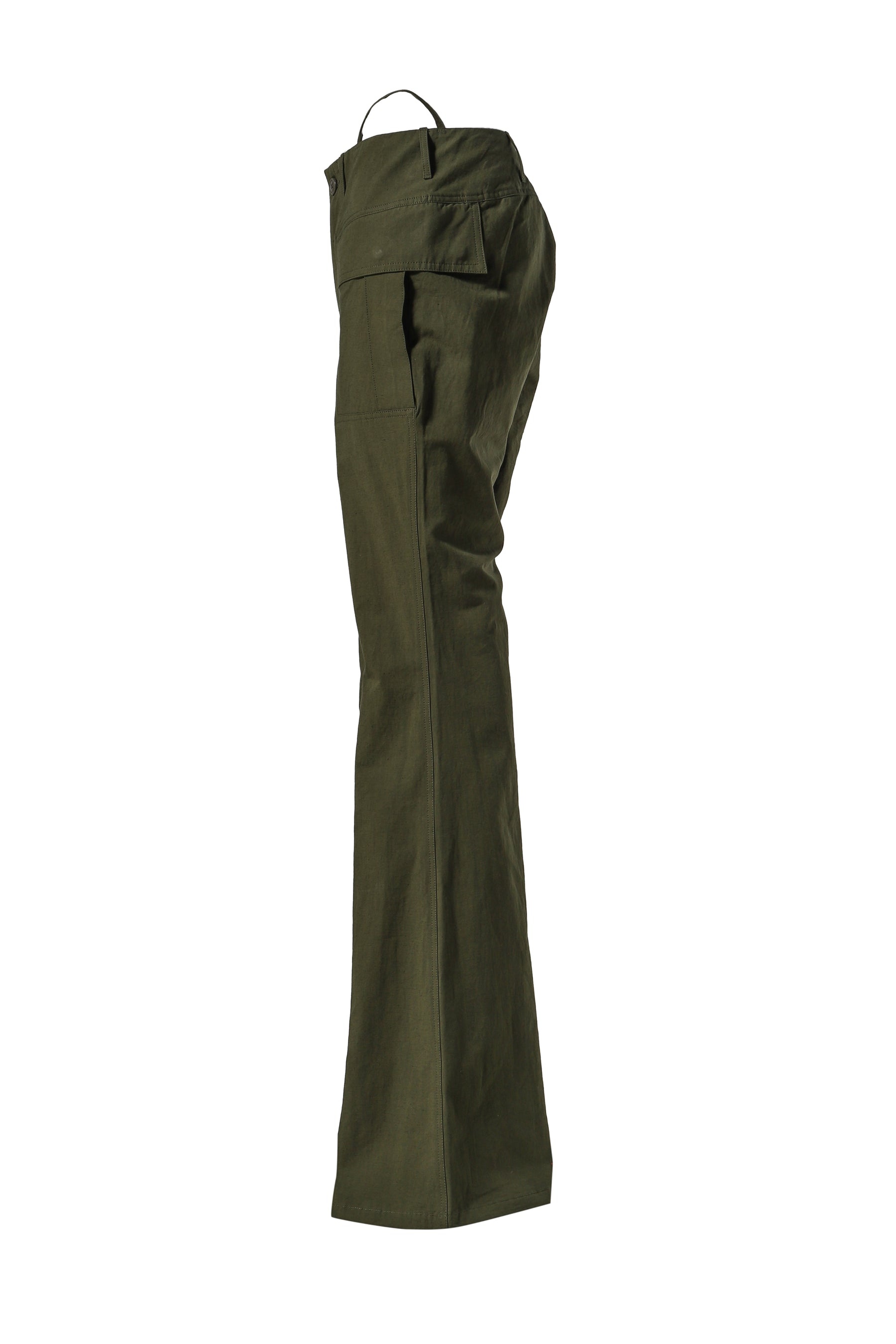 FLARE LEG PANT / OLIVE - 3