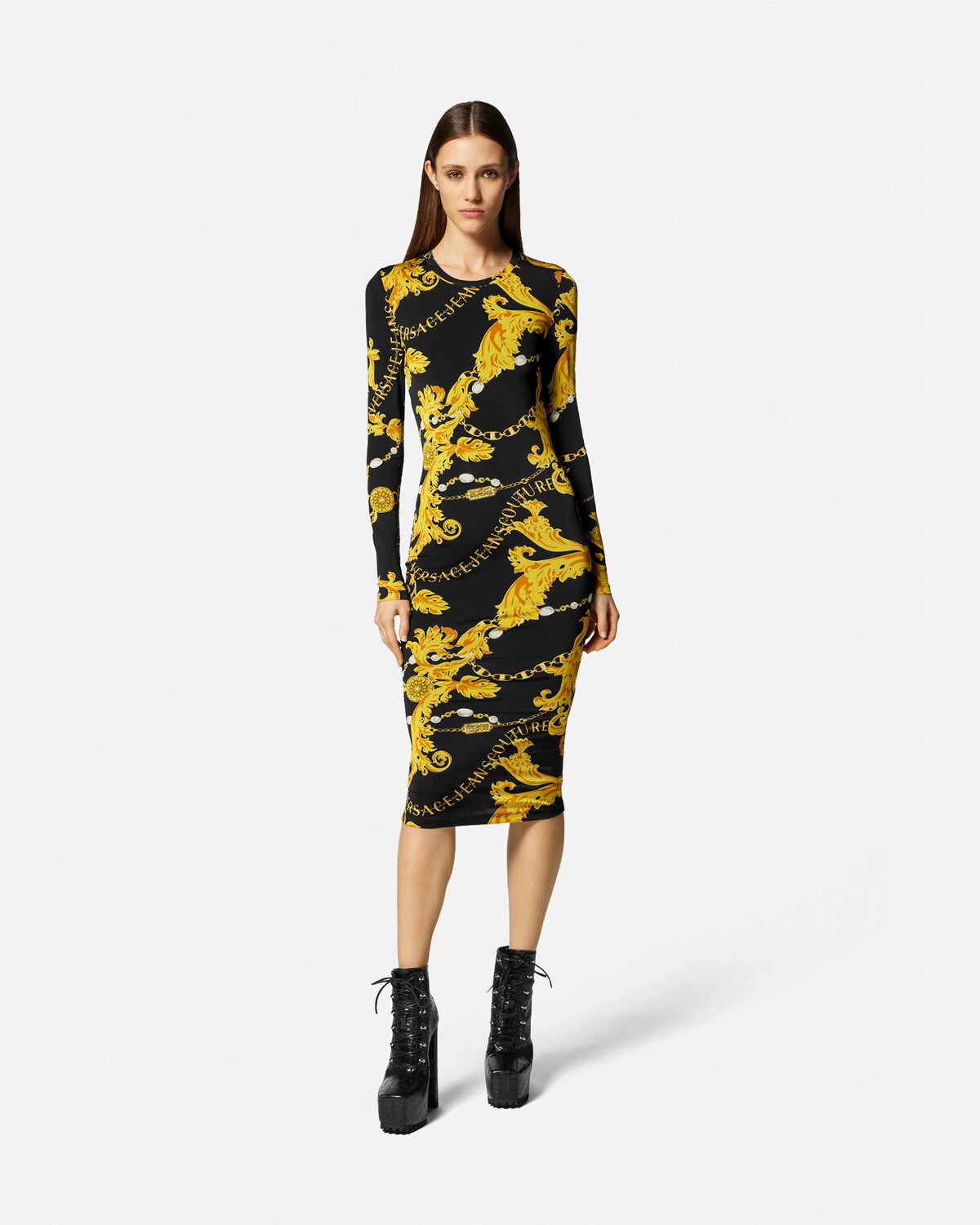 Chain Couture Midi Dress - 2