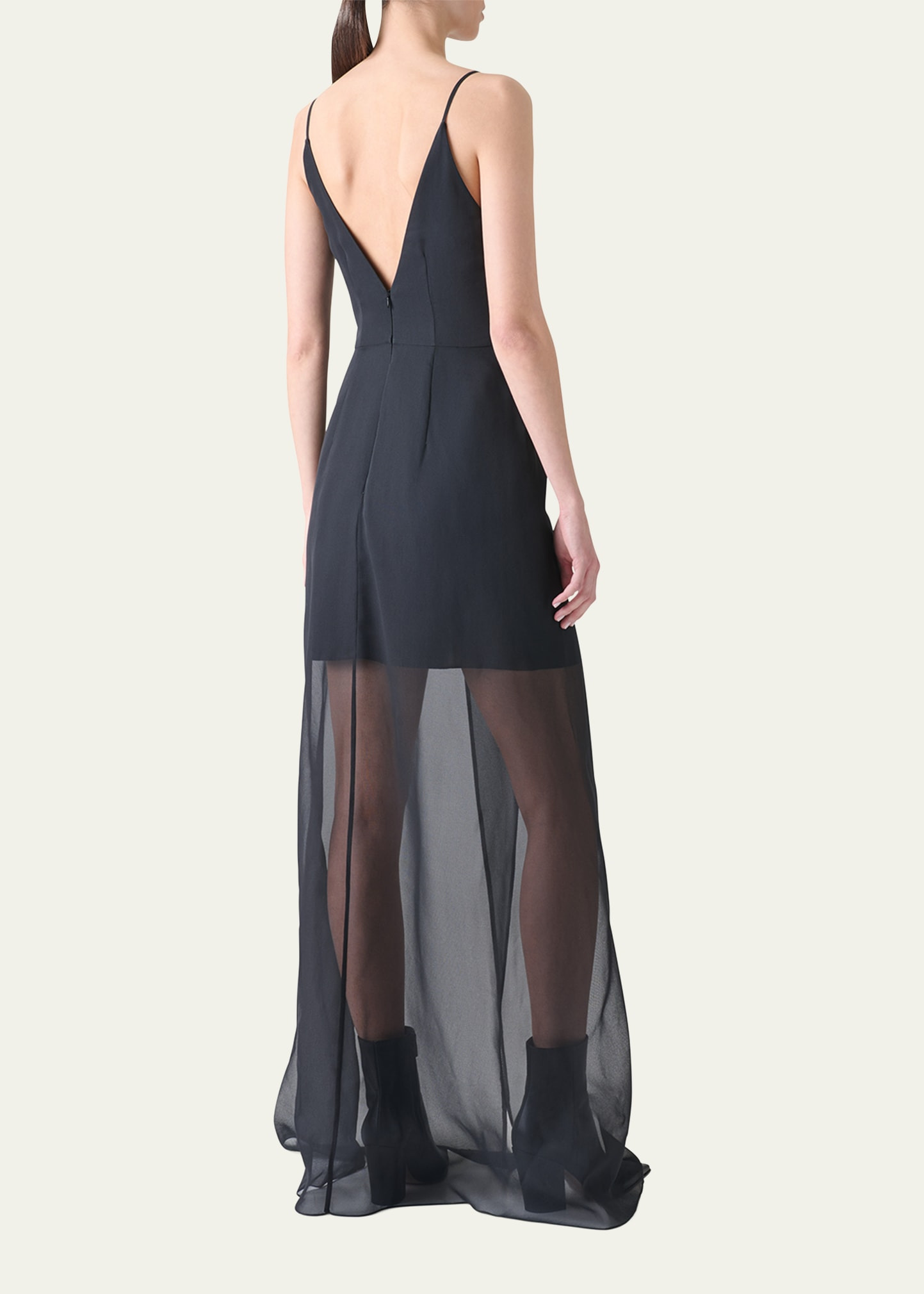 Silk Panama Overlayer Gown - 3