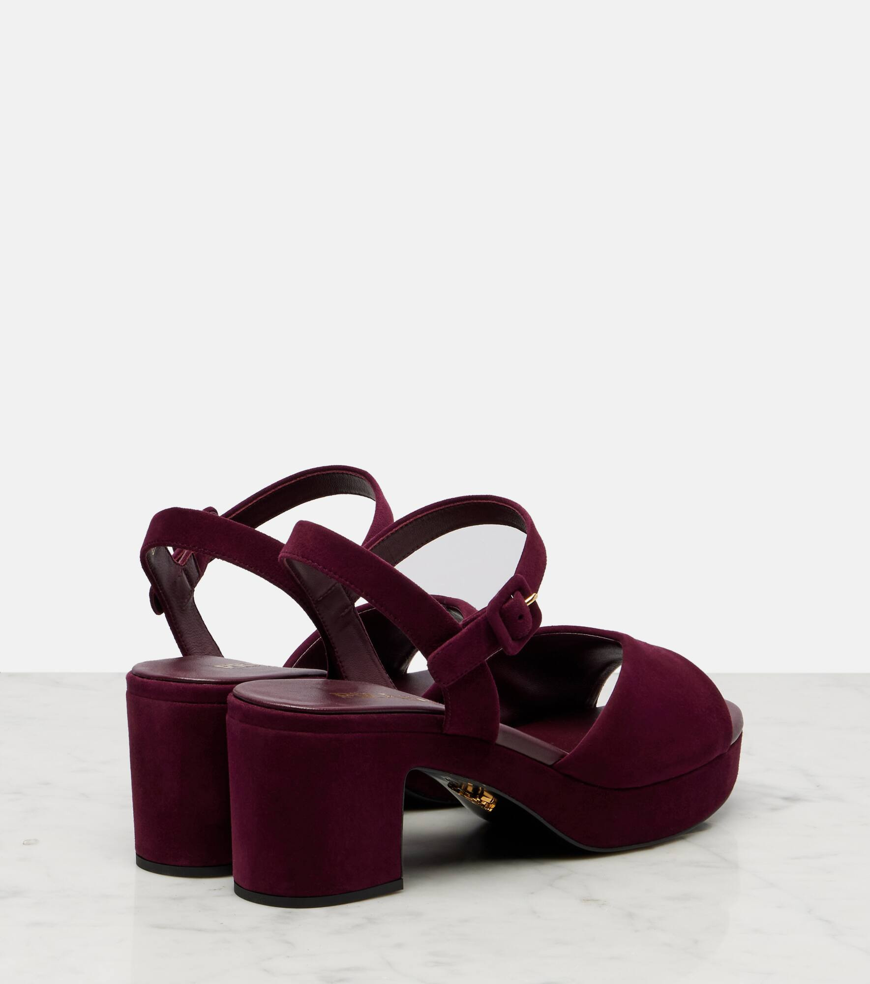 Suede platform sandals - 2