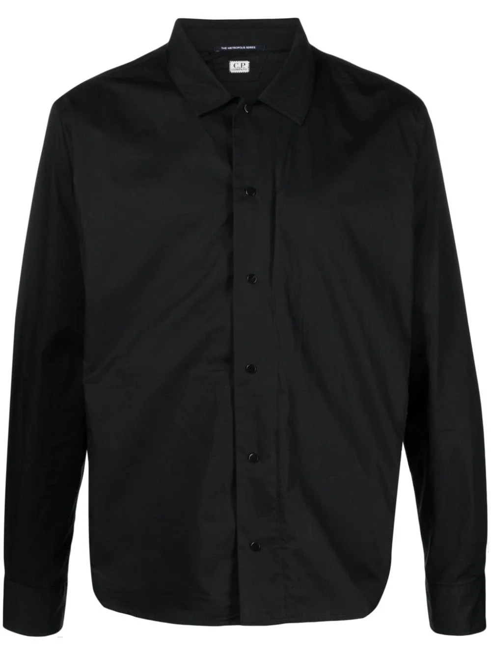 zipped gabardine shirt - 1