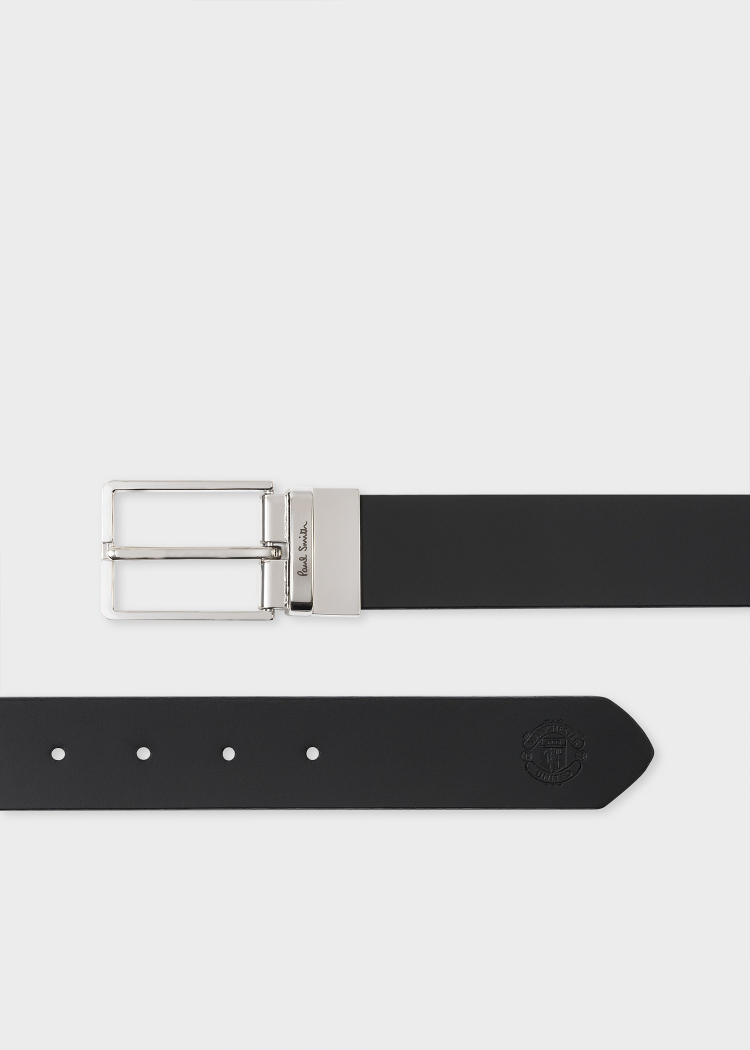 Paul Smith & Manchester United - Cut-to-Fit Reversible Leather Belt - 1