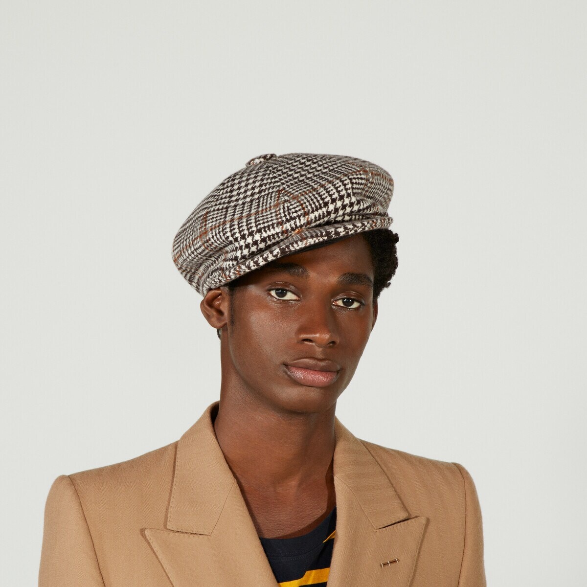 Gucci HA HA HA Prince of Wales hat - 3