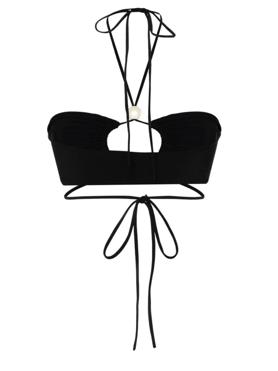 Magda Butrym Women Pearl Bikini Top - 3