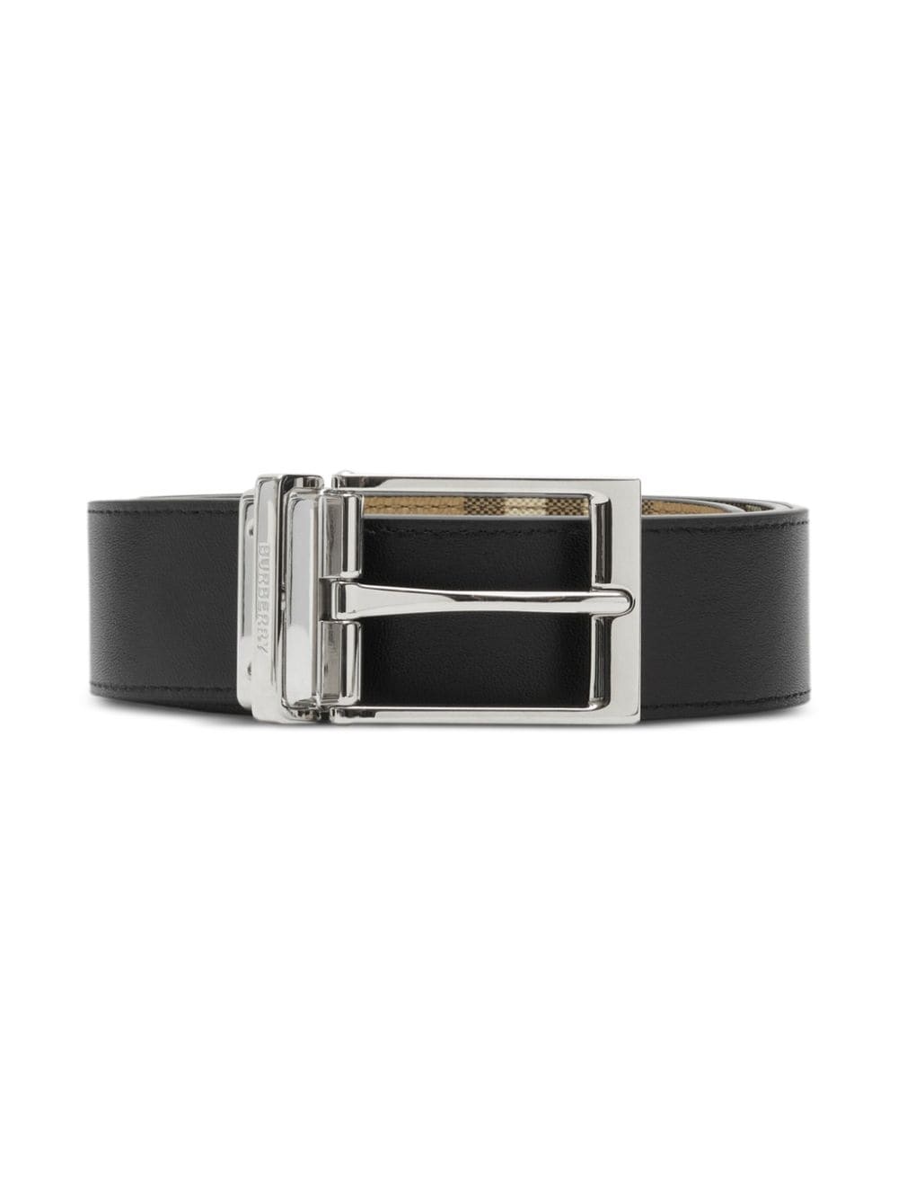 checked reversible belt - 3