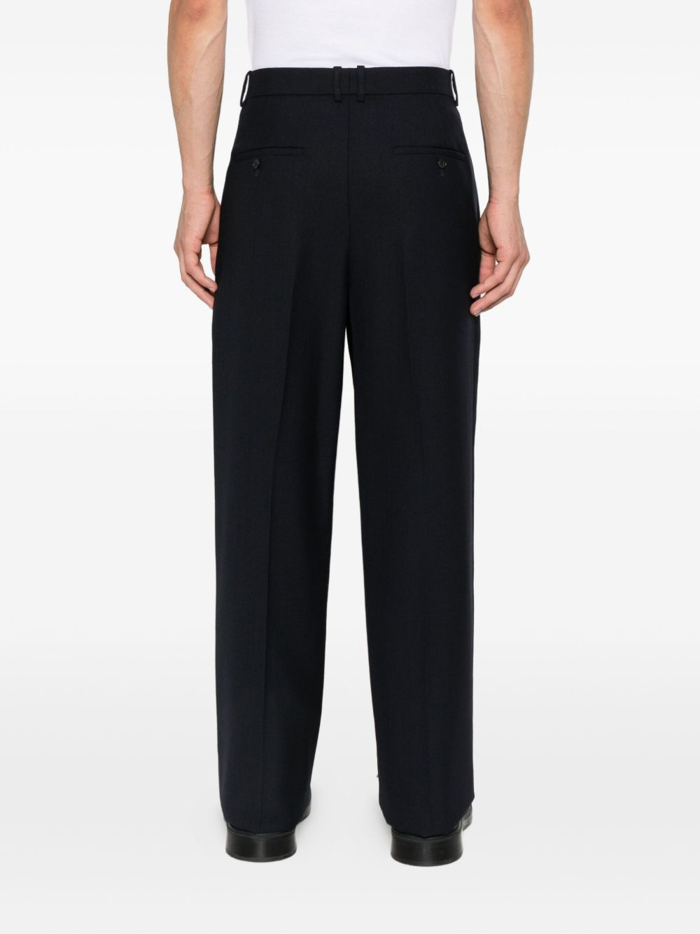wool tailored trousers - 4