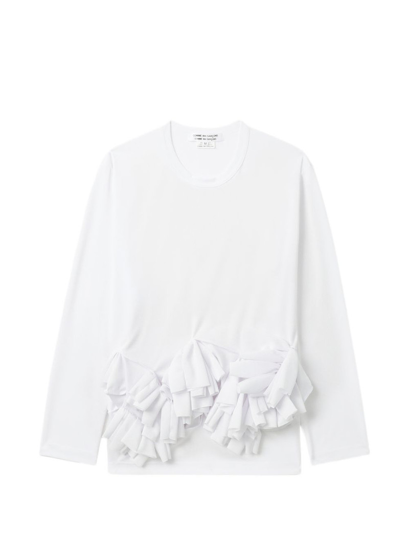 ruffled long-sleeve top 1