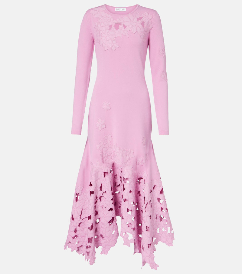 Floral embroidered midi dress 1