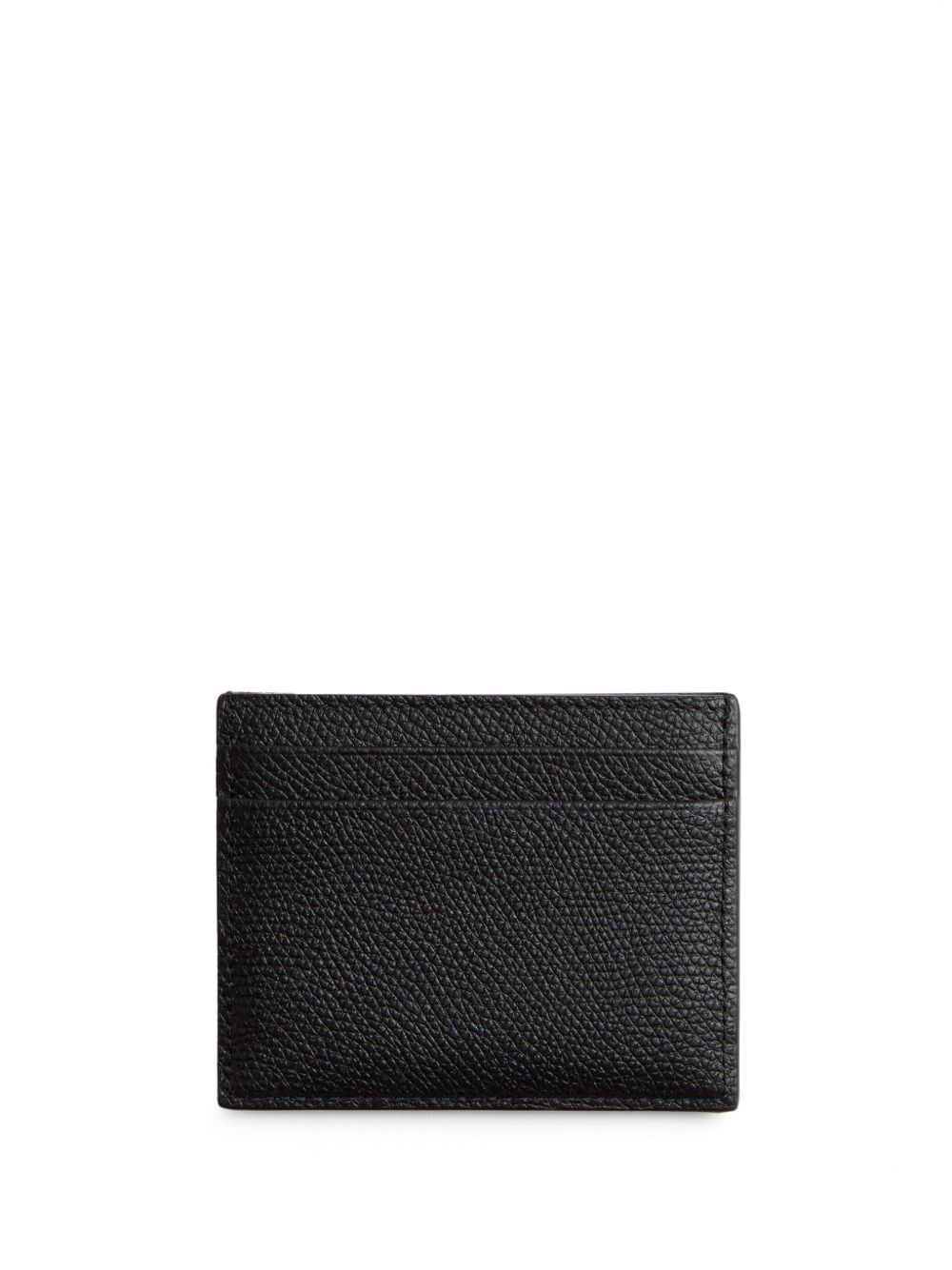 VLogo Signautre leather card case - 3