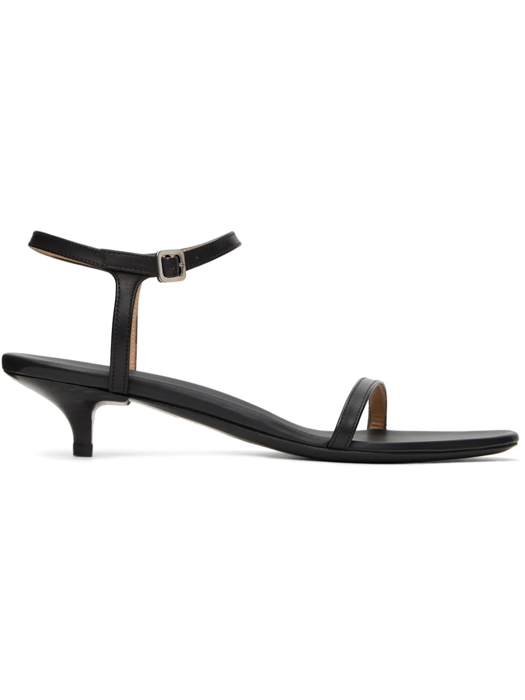 Black Fiuto Heeled Sandals - 1