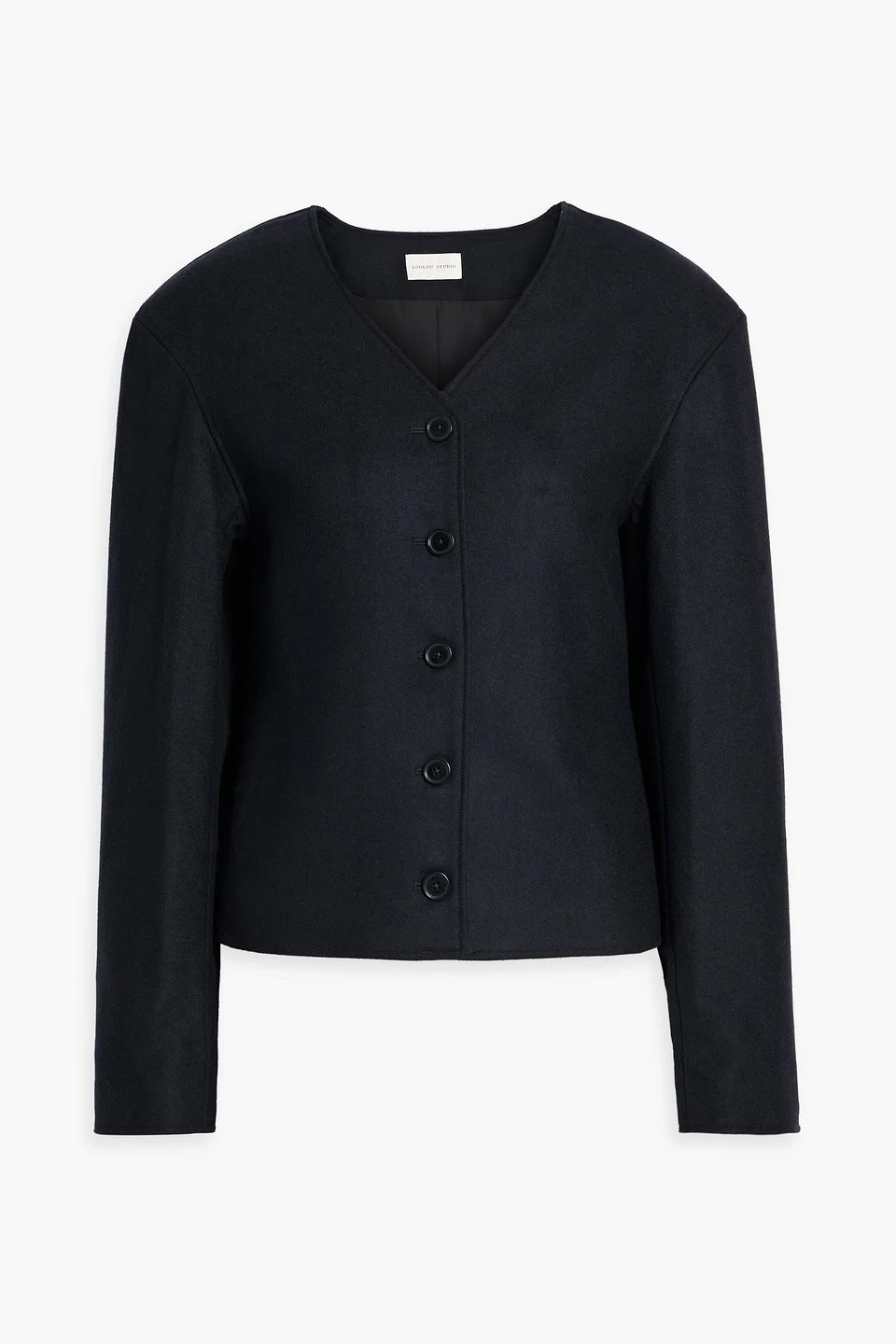 Vega brushed wool-blend felt jacket - 1