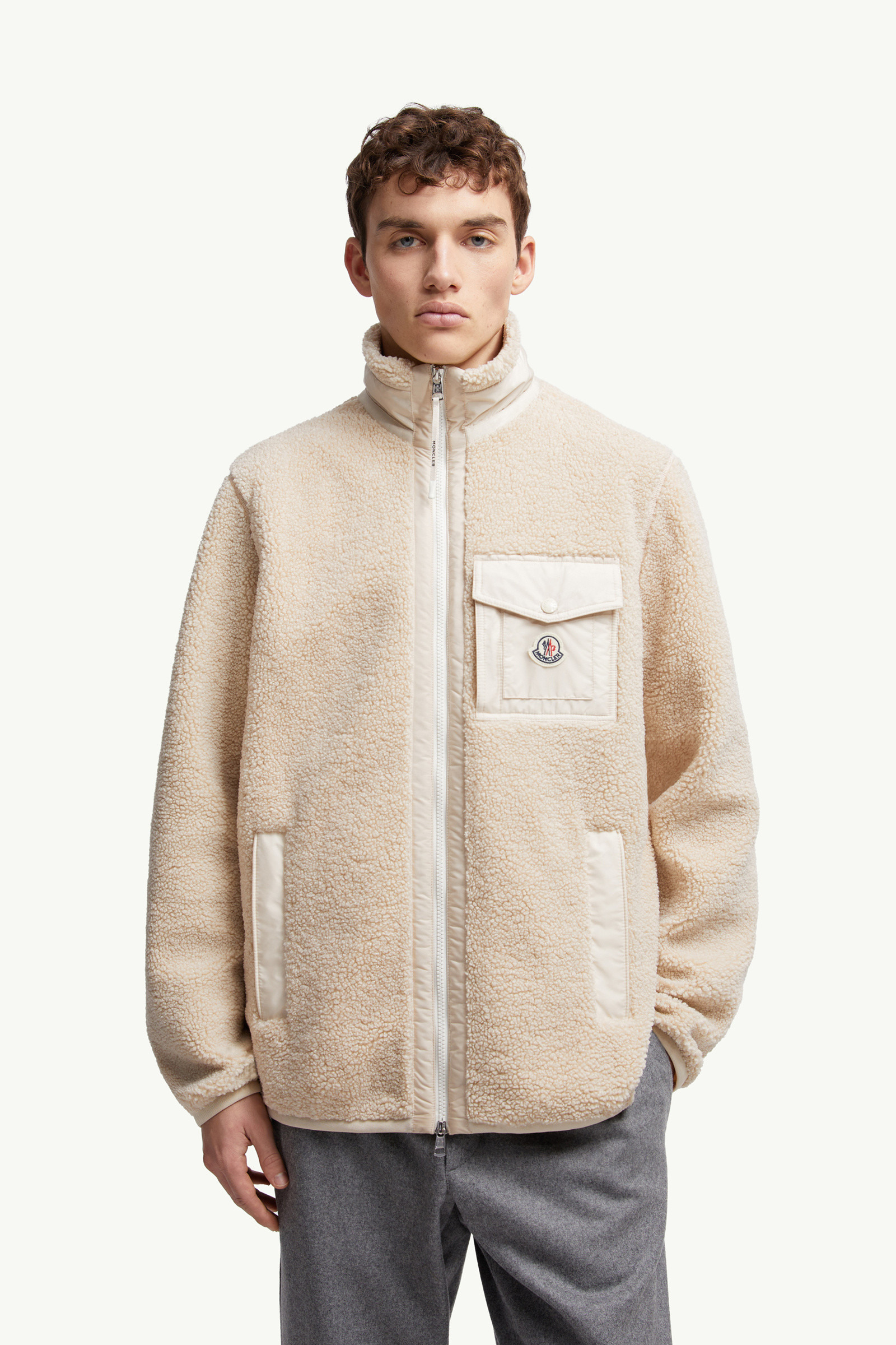 Teddy Zip-Up Sweatshirt with Pocket - 3