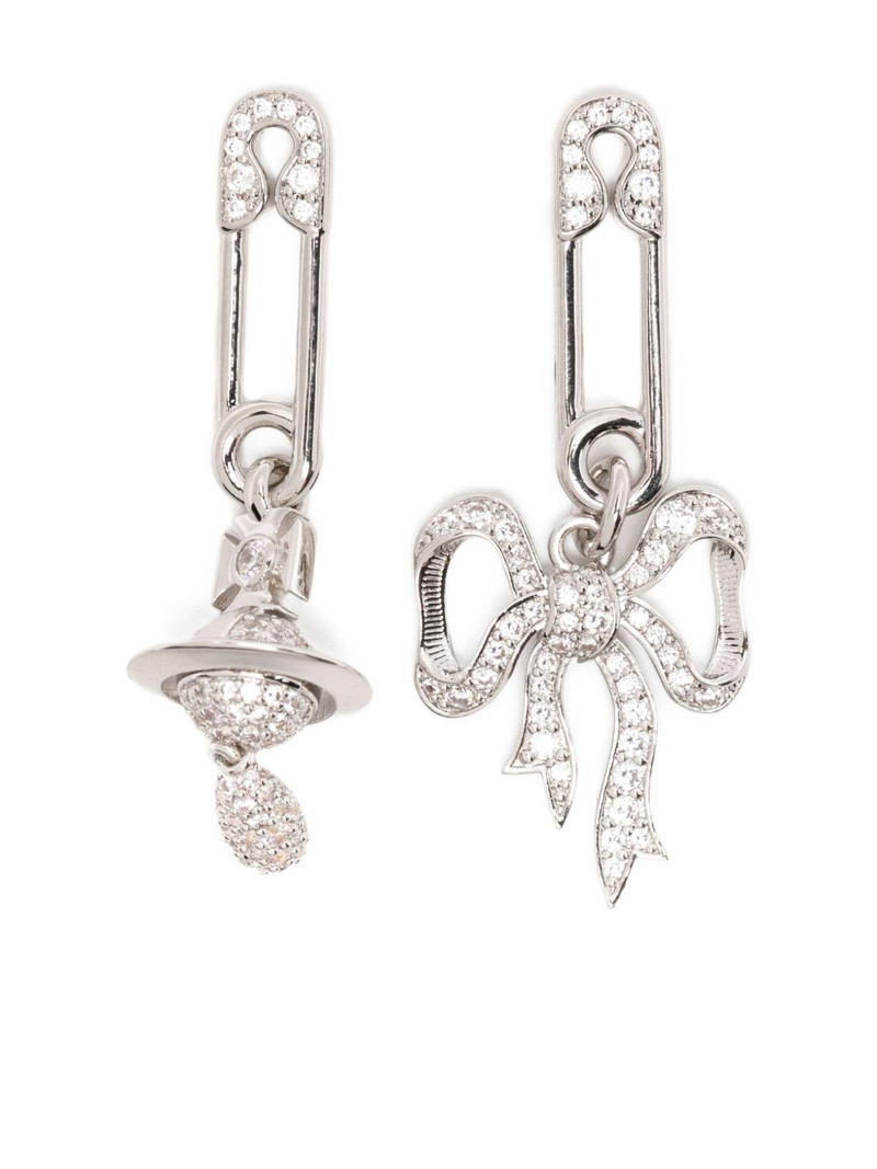pin bow earrings 1