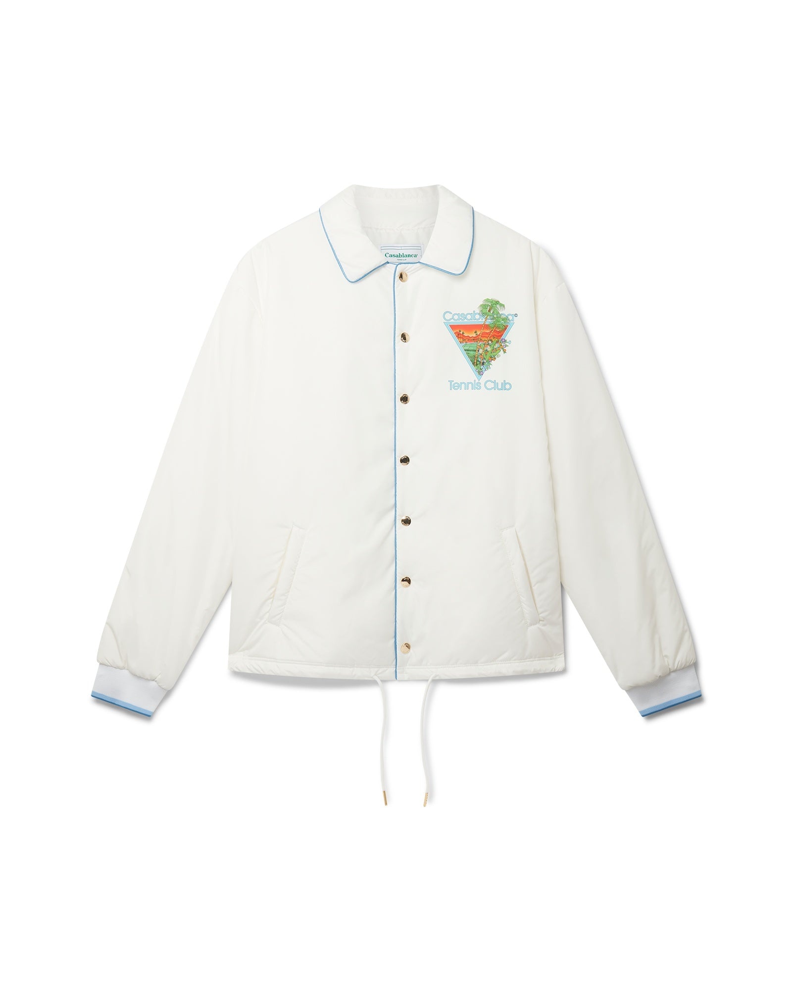 Tennis Club Icon Blue Coach Jacket - 1