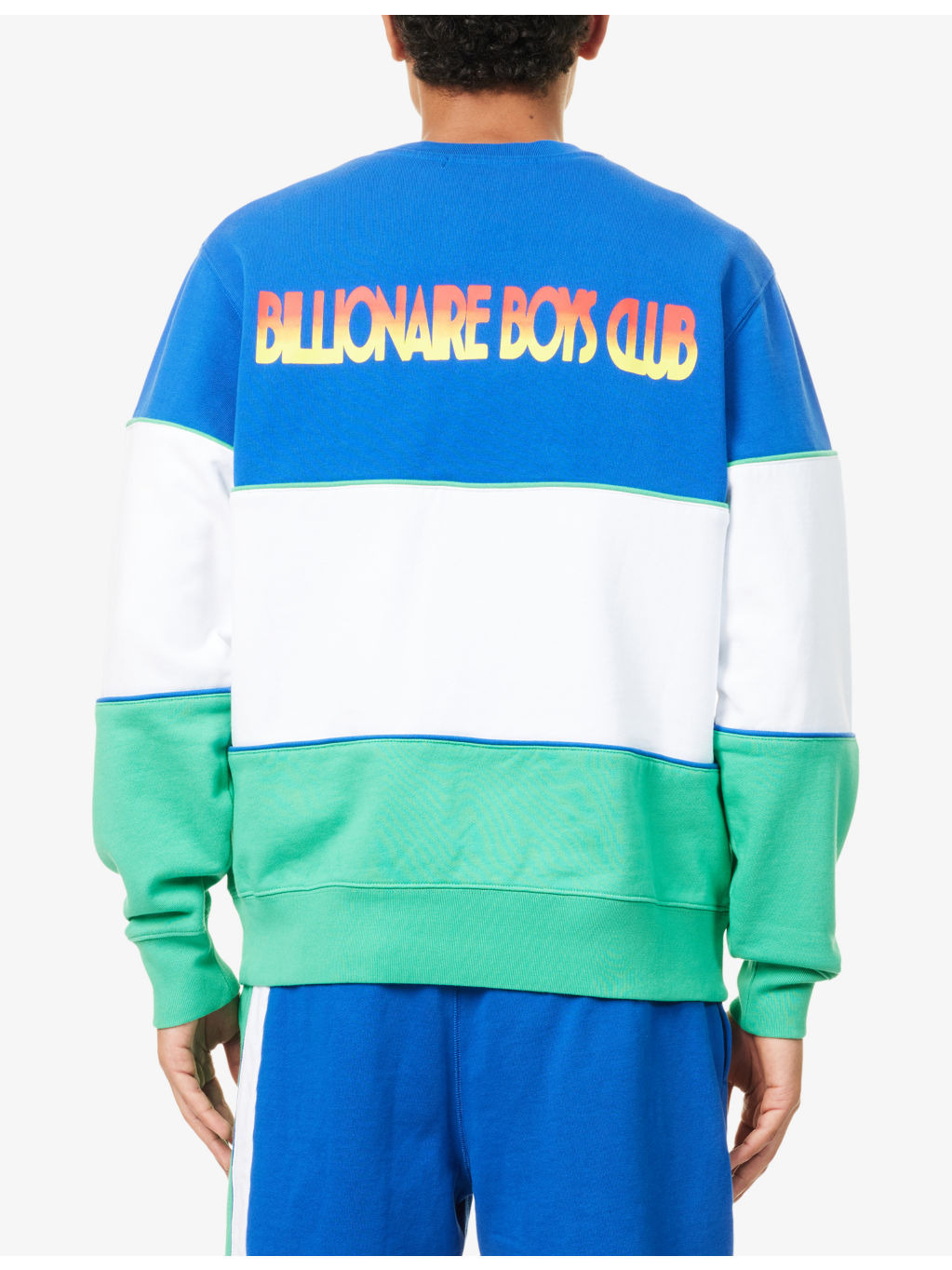 Great Wave Colour-Block Cotton-Jersey Sweatshirt - 4