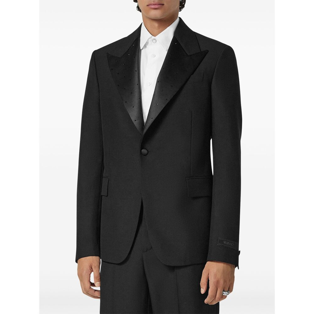 Versace Black Jackets - Blazers Men - 5