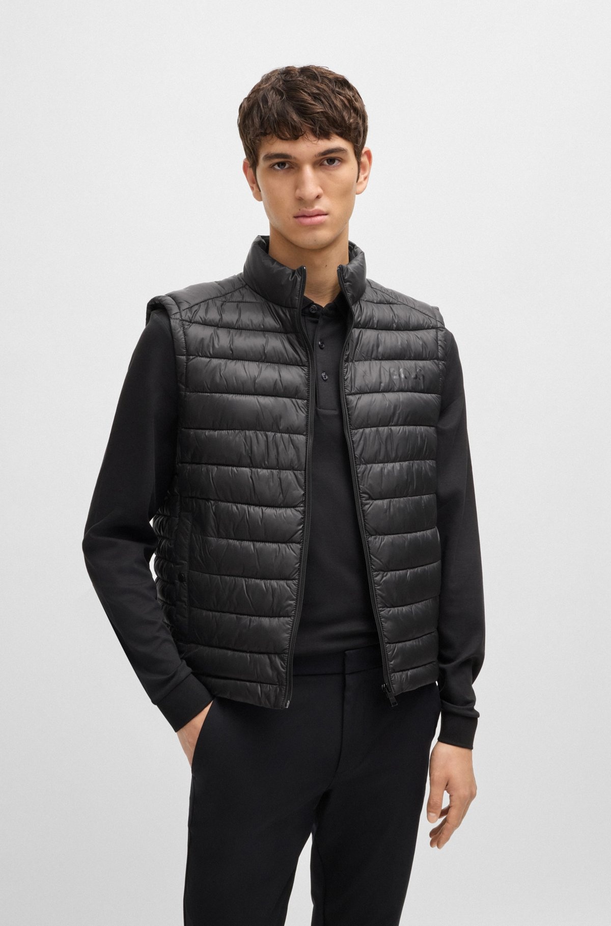PACKABLE GILET WITH TONAL LOGO - 2