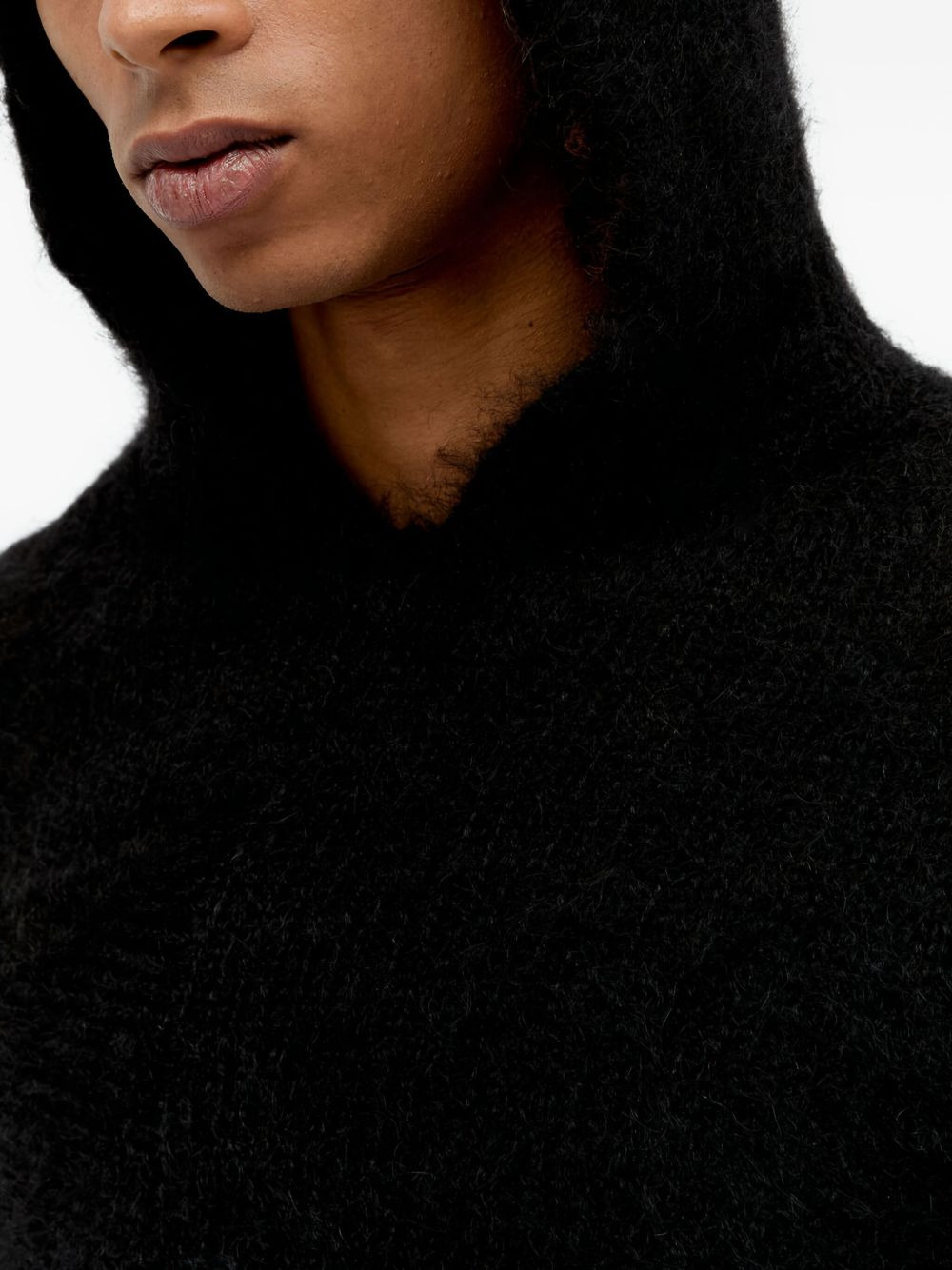 mohair hoodie - 3