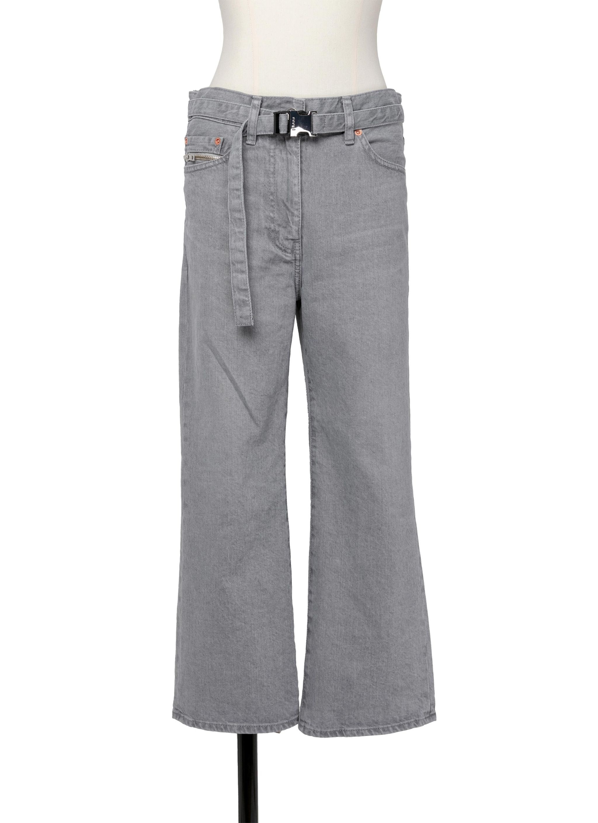 Boot Cut Denim Pants - 1