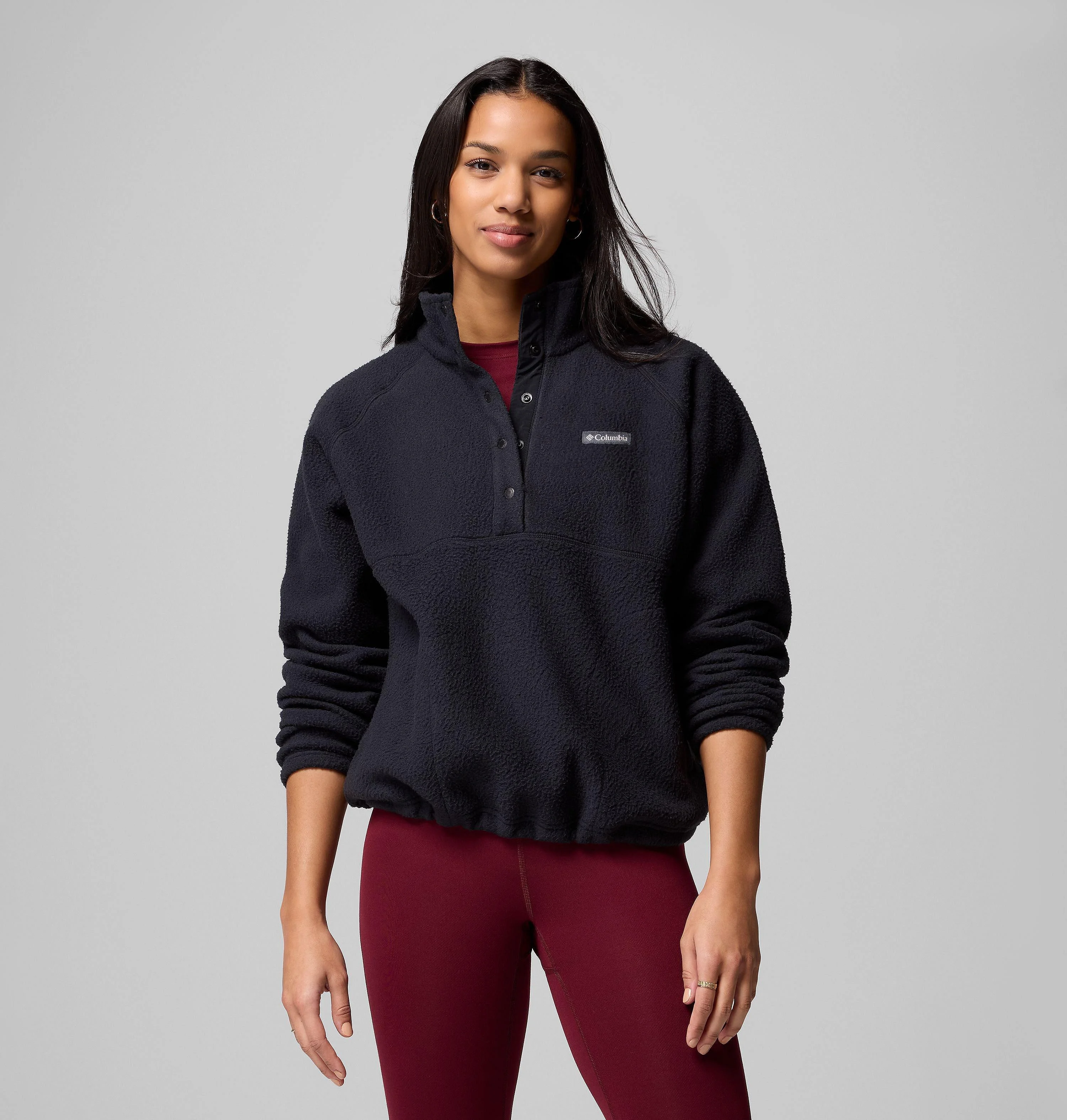 Women's Jasper Ridge Pebbled Fleece Half Snap - 1